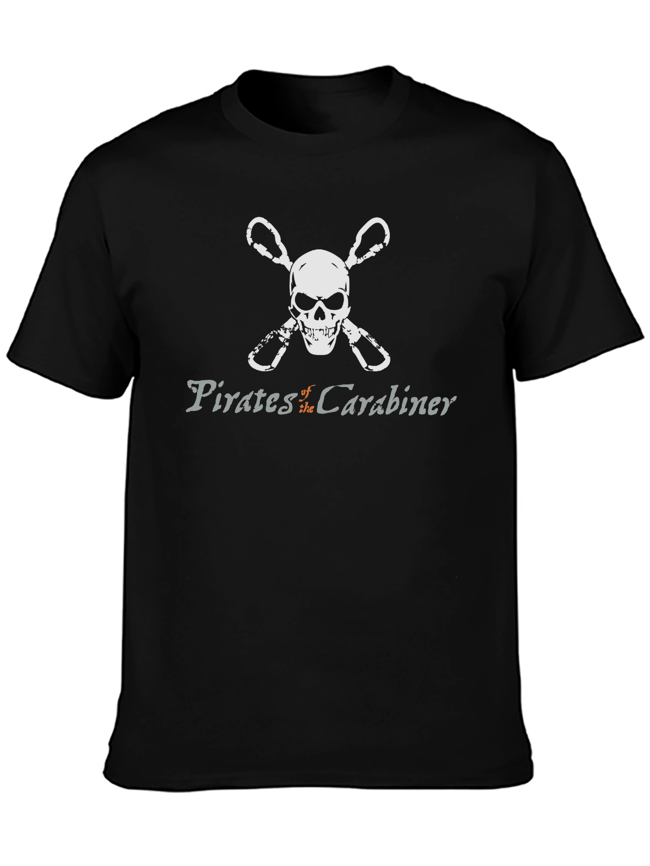 Pirates of the Carabiner Black T-Shirt