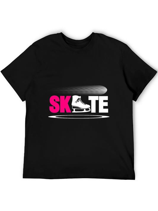 Skate Graphic Tee - Black Short Sleeve Shirt