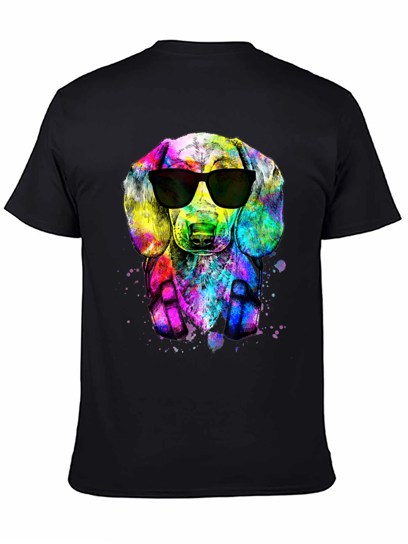Cool Dachshund Dog T-Shirt - Black Graphic Tee