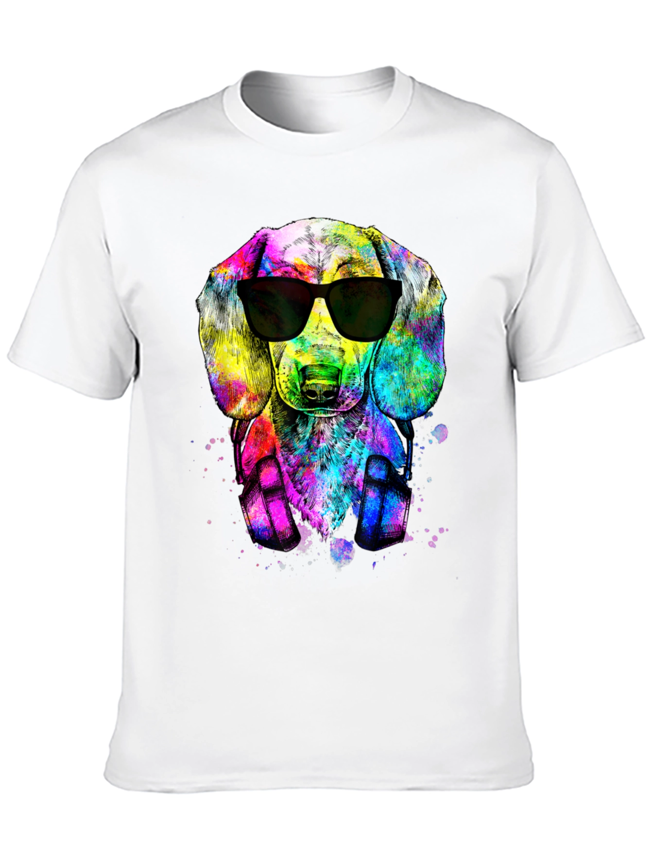 Cool Dachshund Dog T-Shirt - Black Graphic Tee