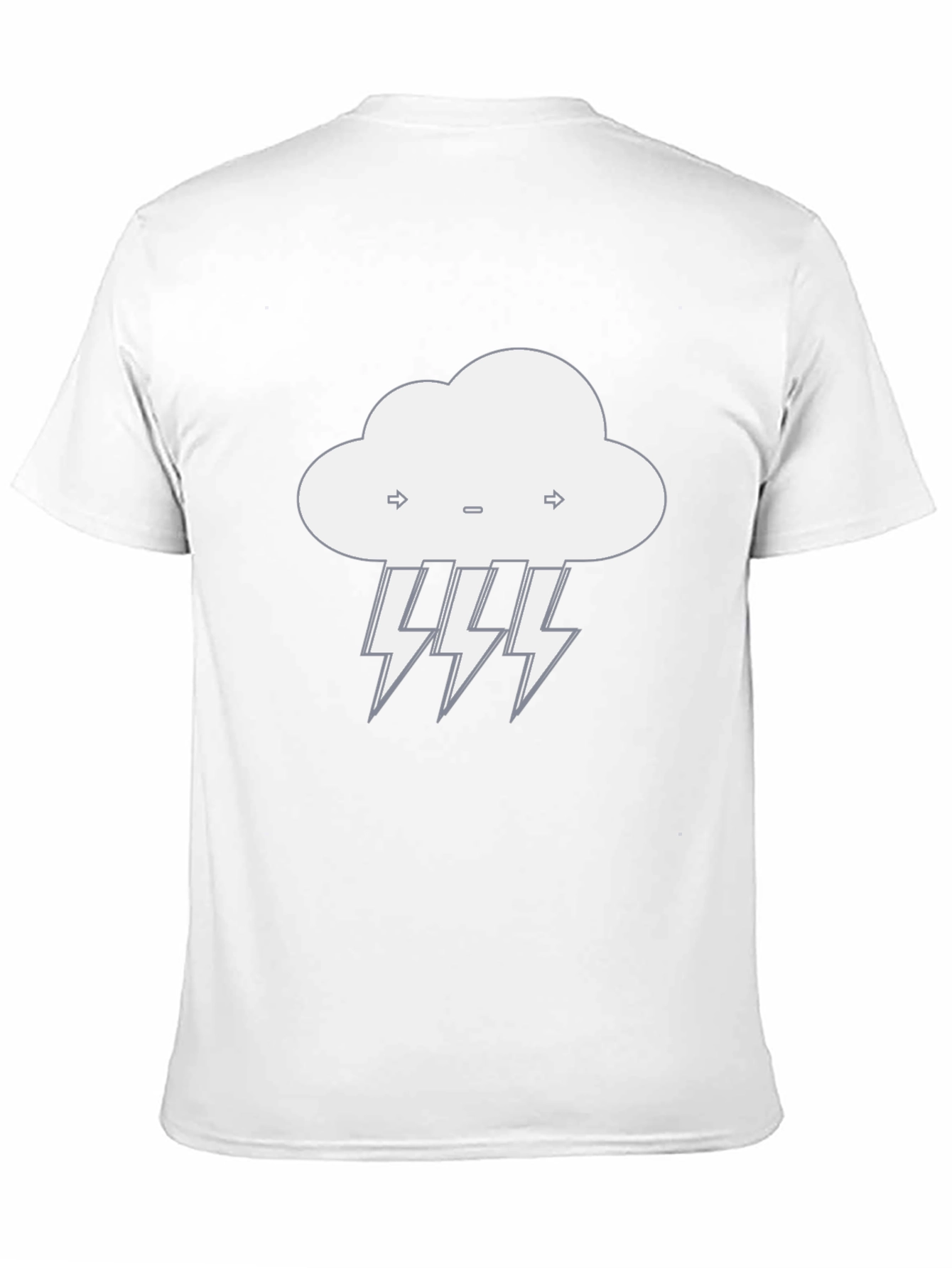 Stormy Weather Graphic Tee - Black Cotton T-Shirt