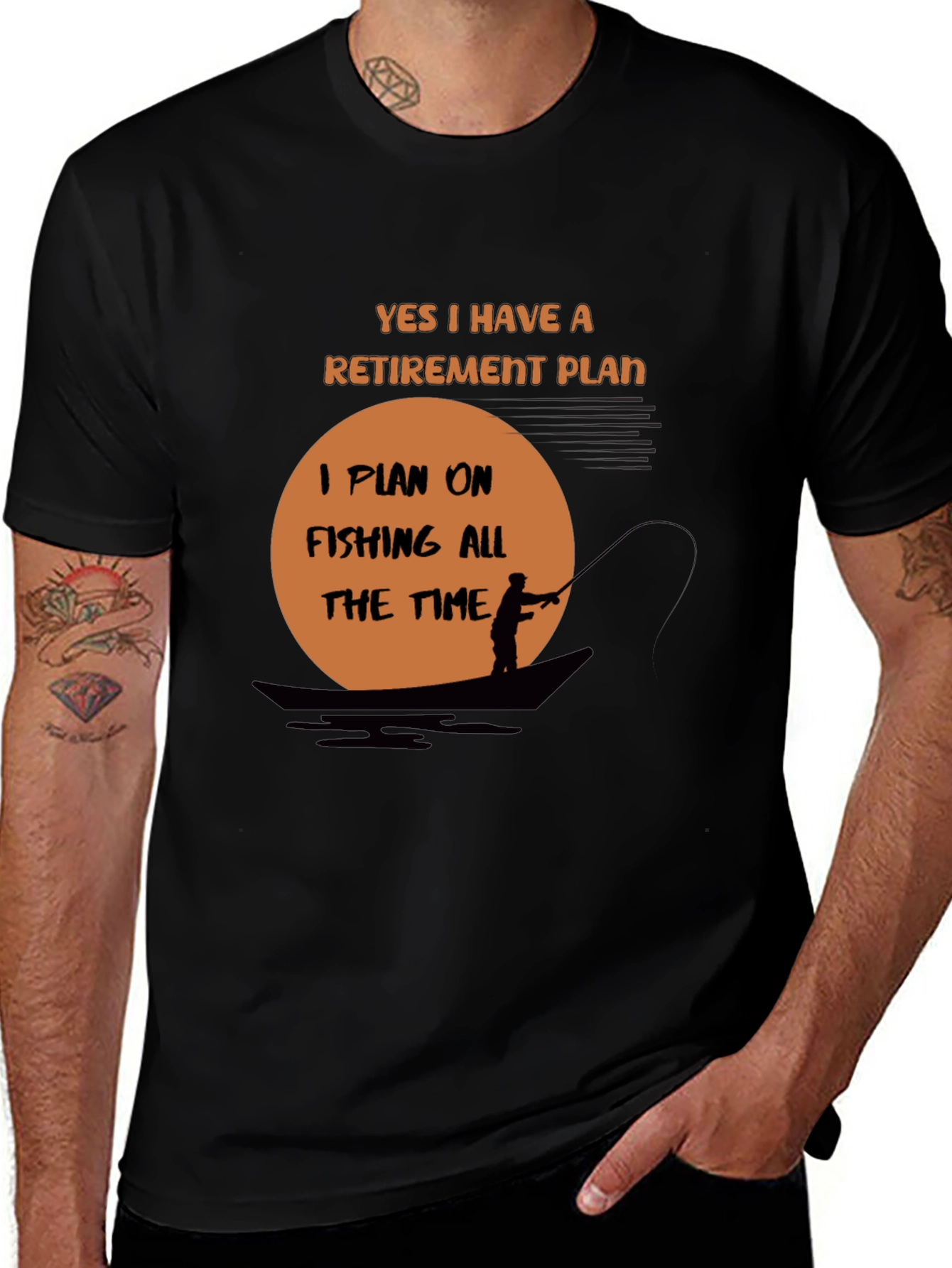 Fishing Retirement Plan T-Shirt
