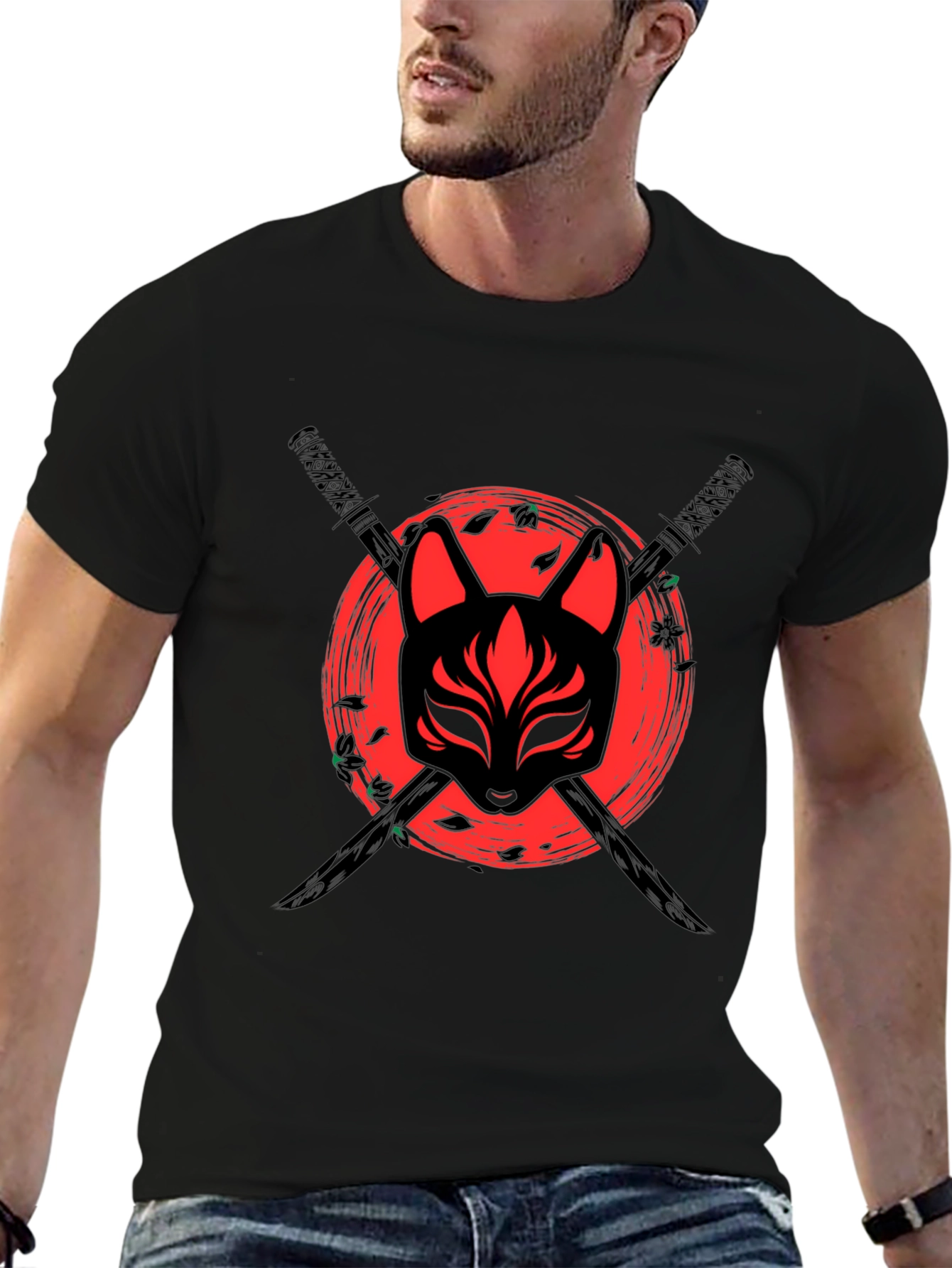 Samurai Fox Mask T-Shirt