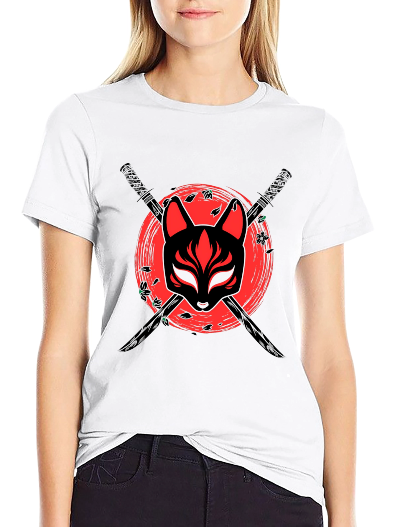 Samurai Fox Mask T-Shirt