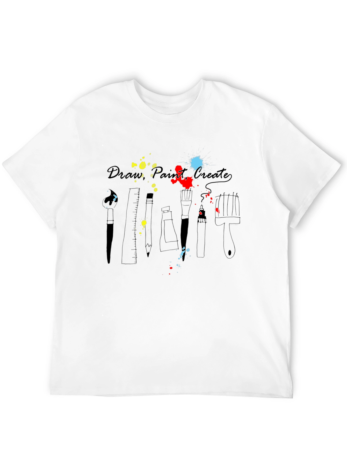 Artists Palette T-Shirt - Draw Paint Create