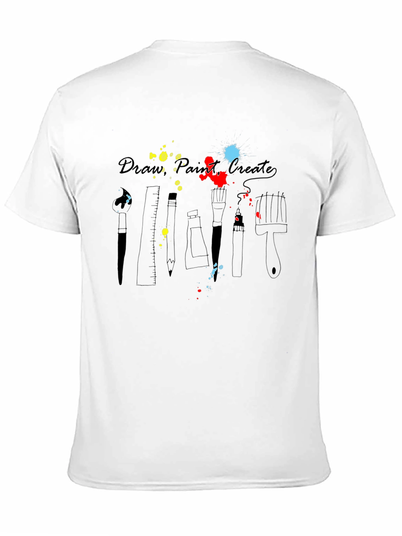 Artists Palette T-Shirt - Draw Paint Create