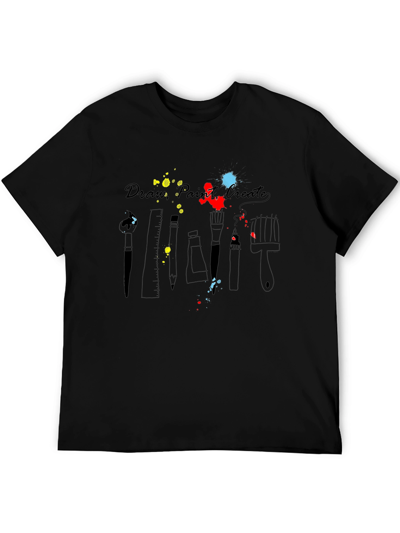 Artists Palette T-Shirt - Draw Paint Create