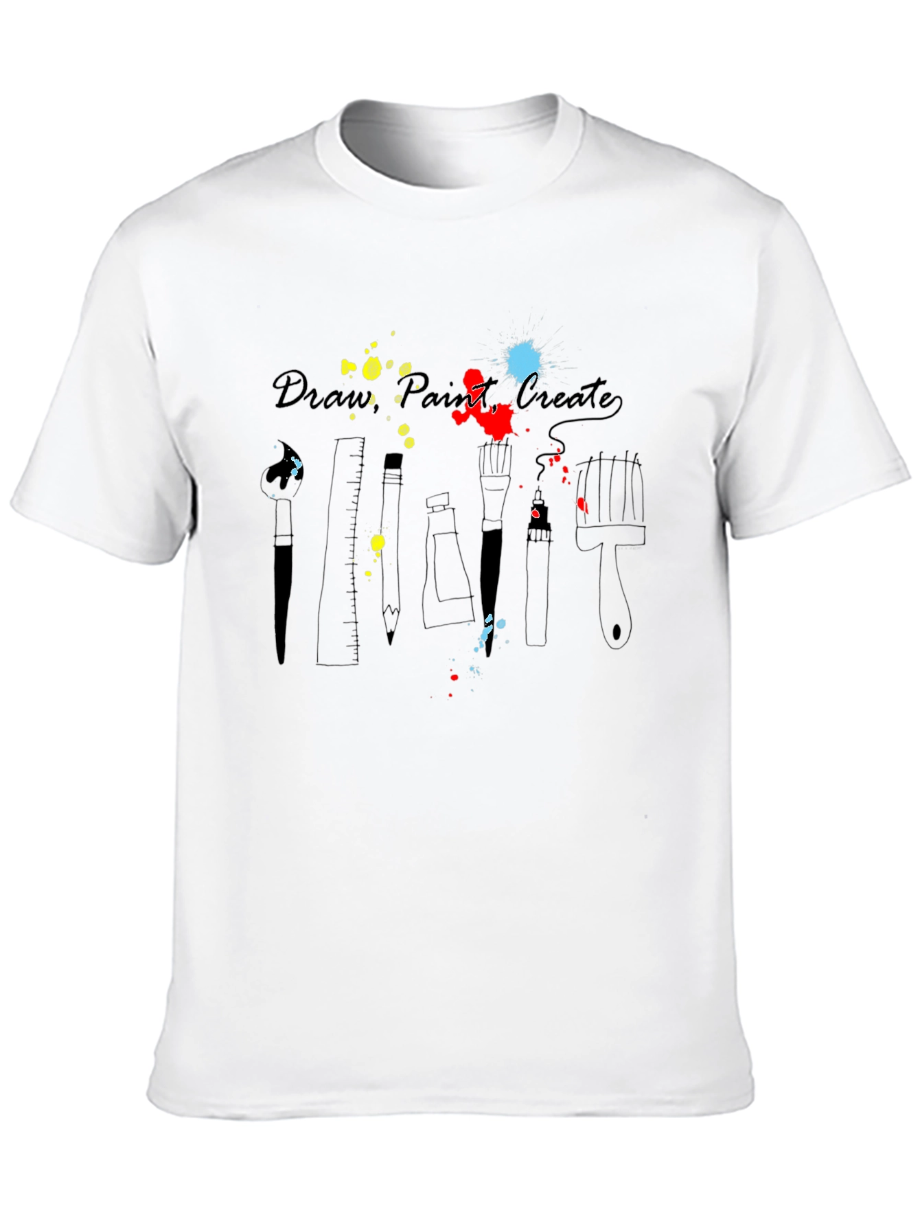 Artists Palette T-Shirt - Draw Paint Create