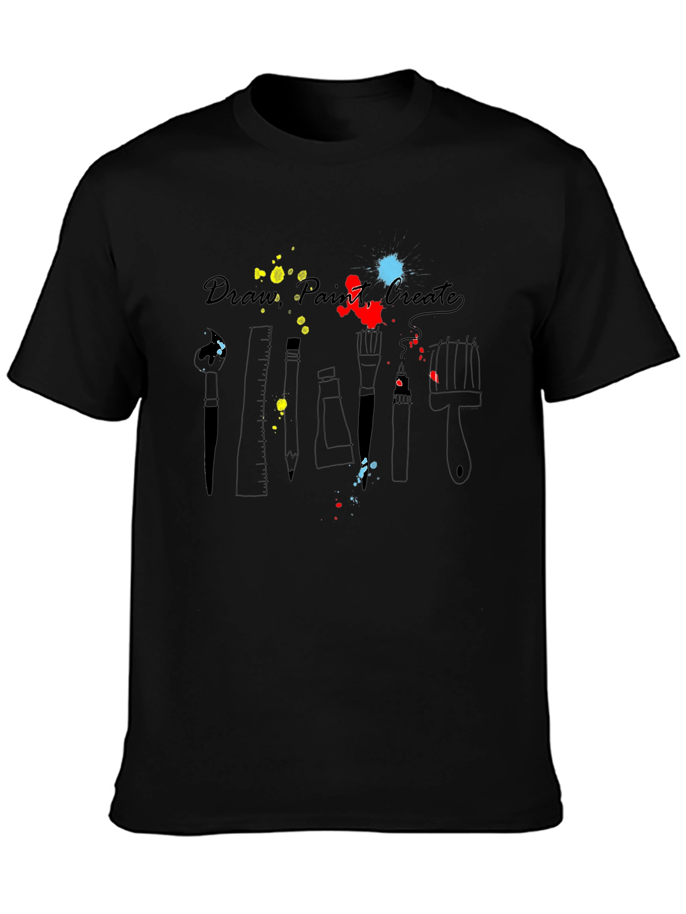 Artists Palette T-Shirt - Draw Paint Create
