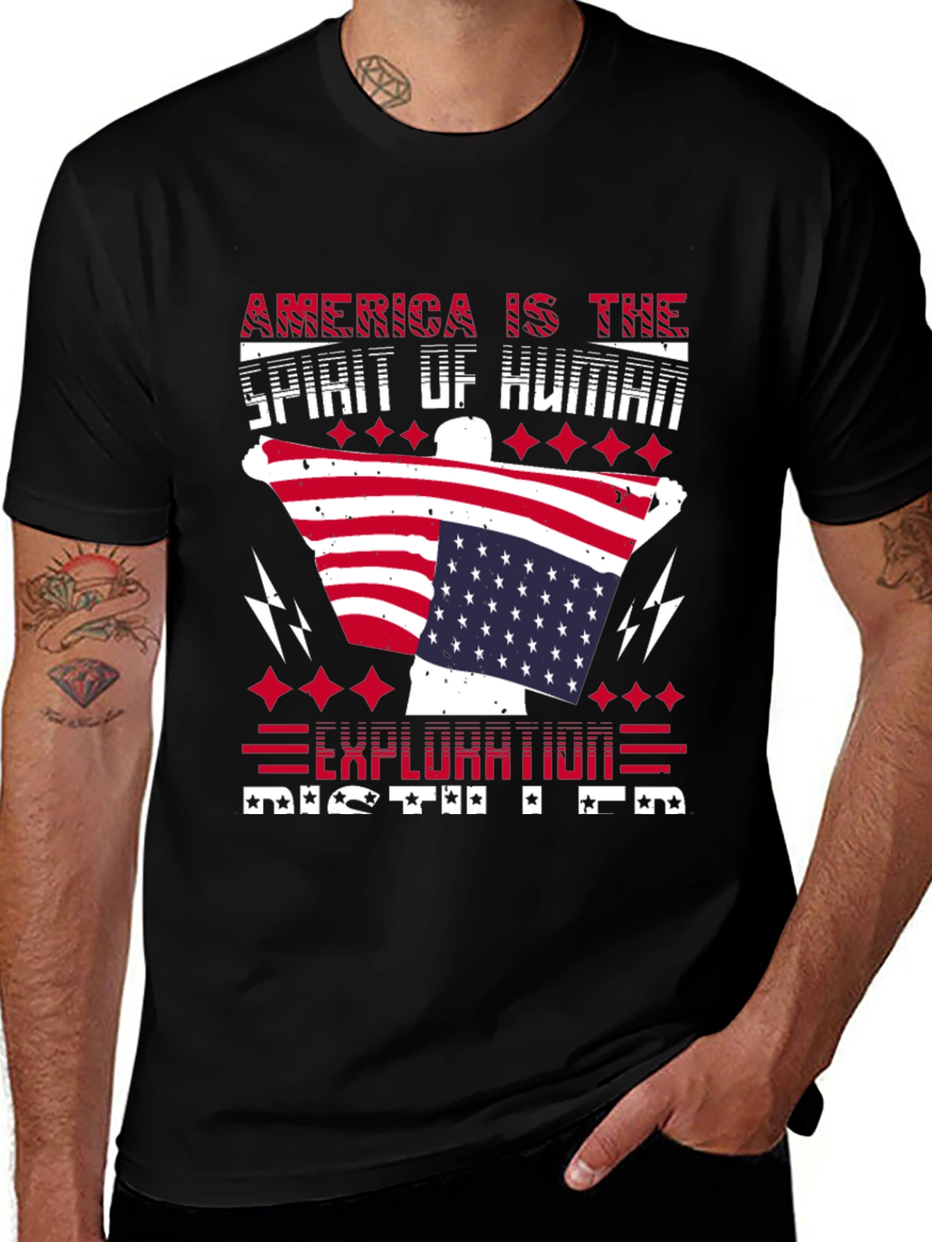 Patriotic America Exploration T-Shirt