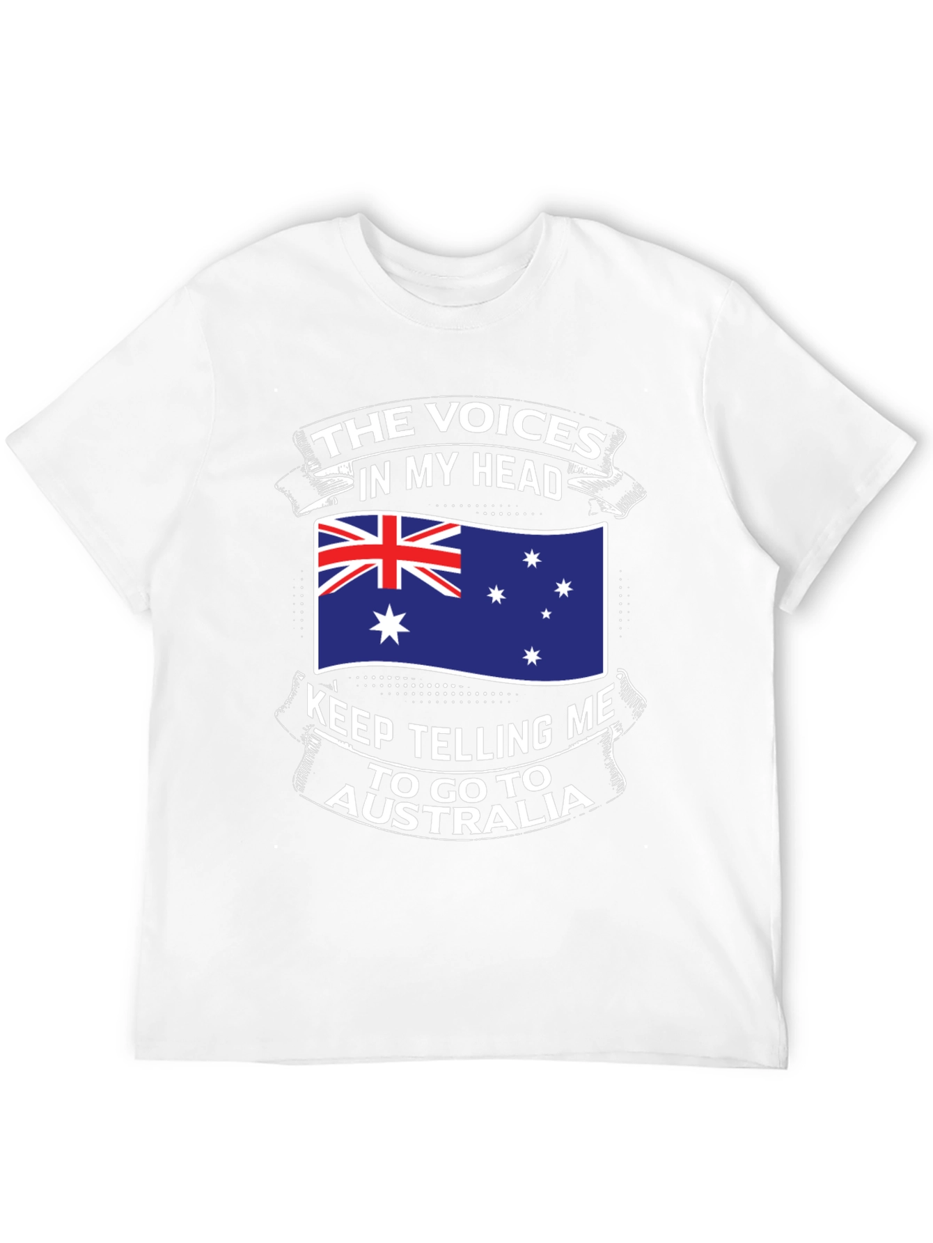 Australia Flag T-Shirt - The Voices In My Head