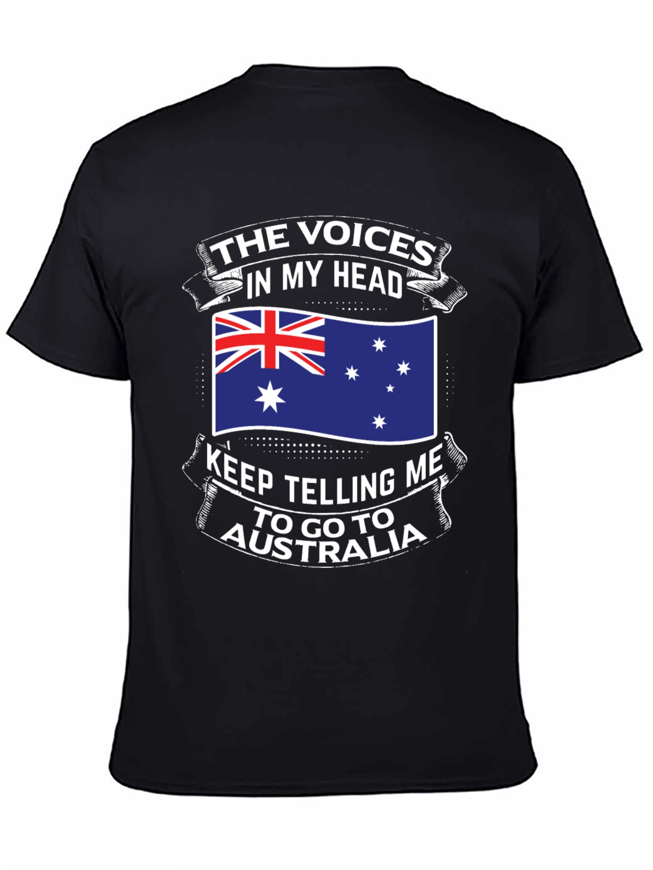 Australia Flag T-Shirt - The Voices In My Head