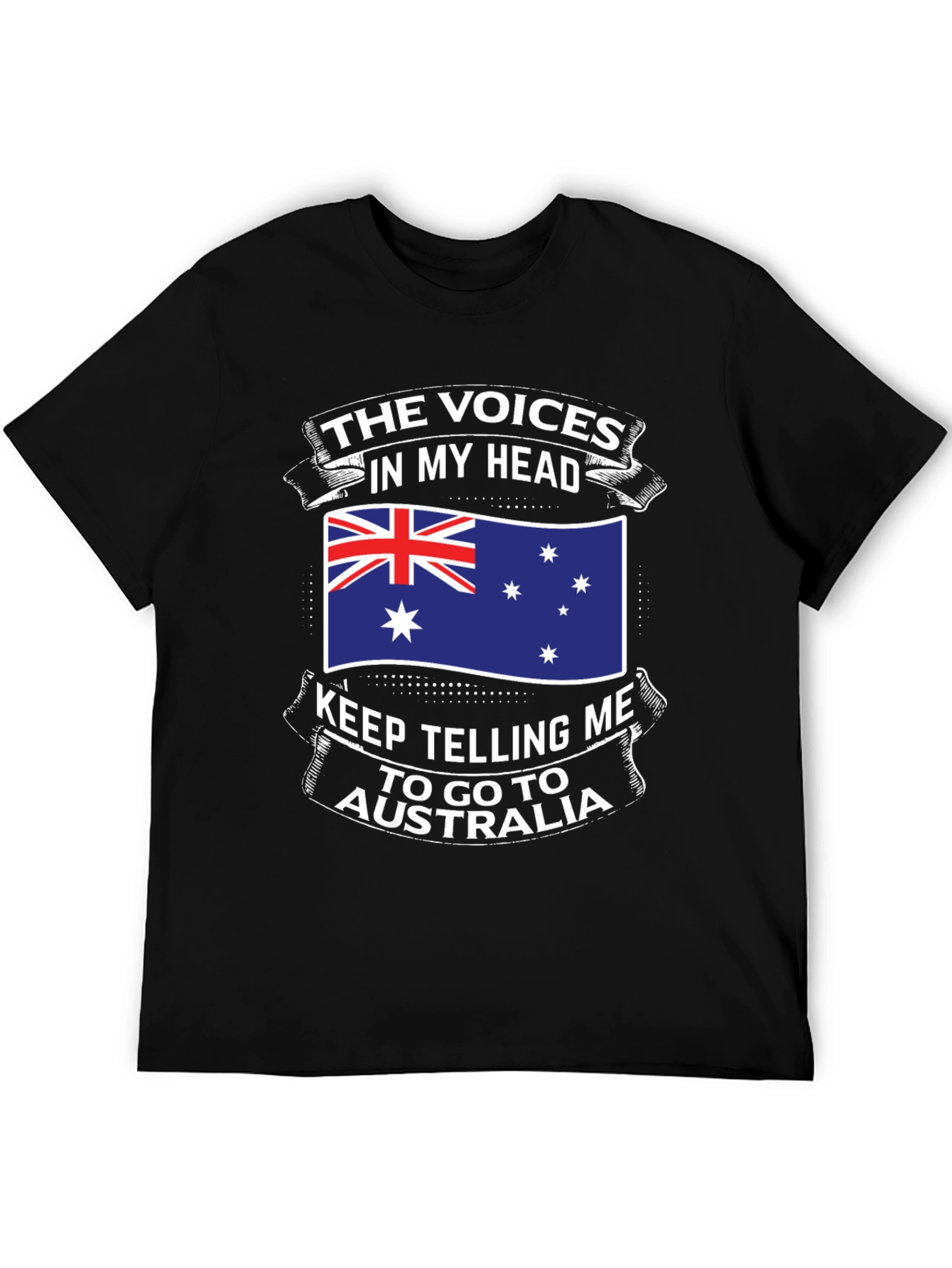 Australia Flag T-Shirt - The Voices In My Head