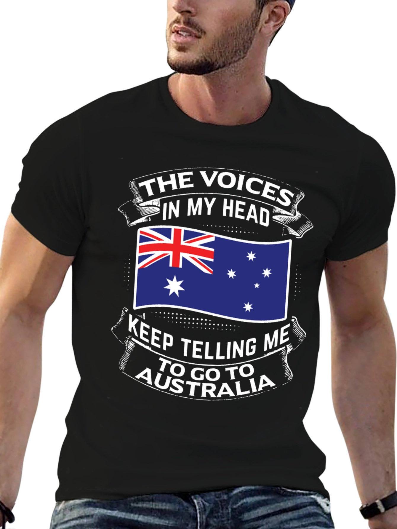 Australia Flag T-Shirt - The Voices In My Head