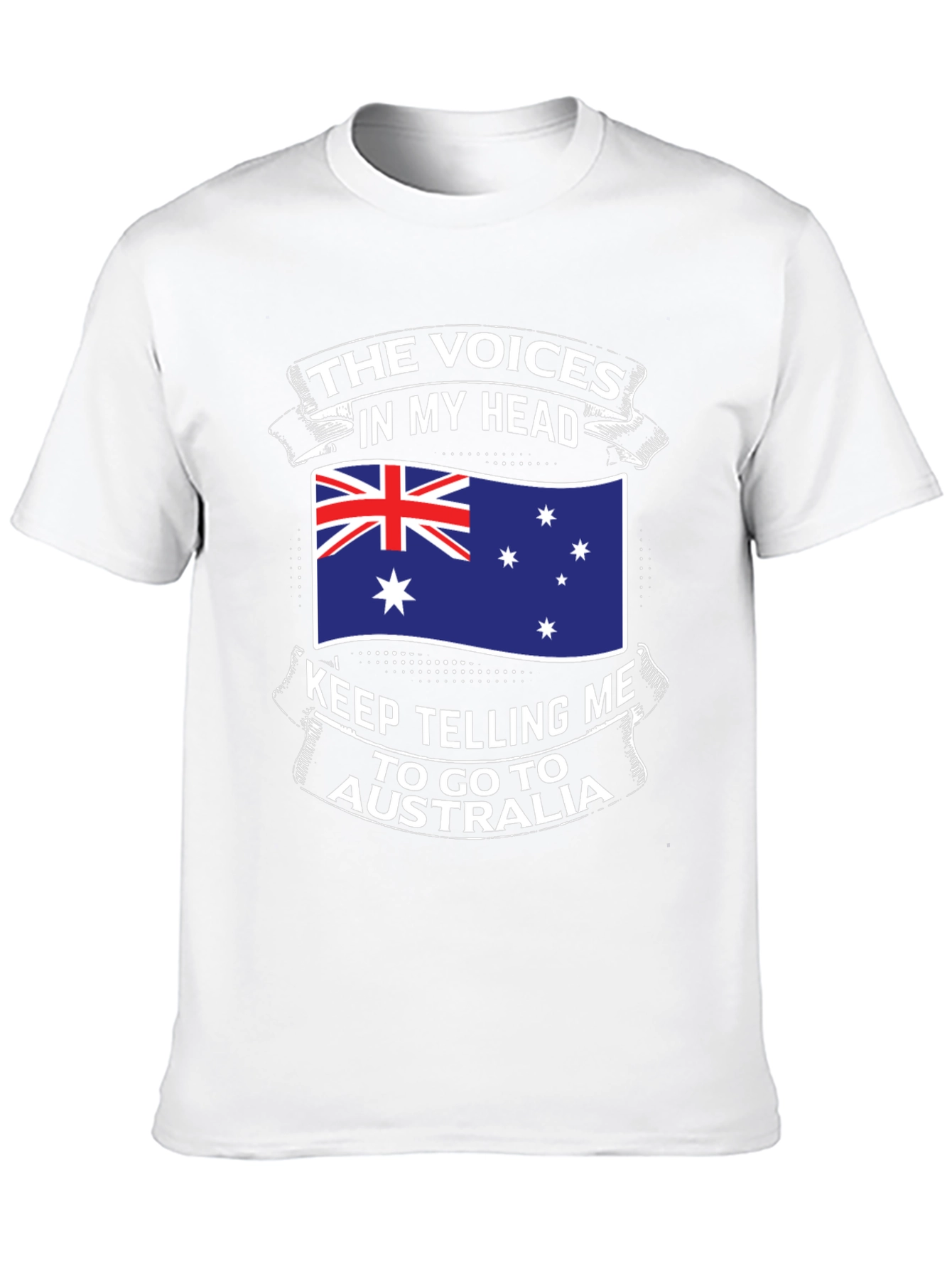 Australia Flag T-Shirt - The Voices In My Head