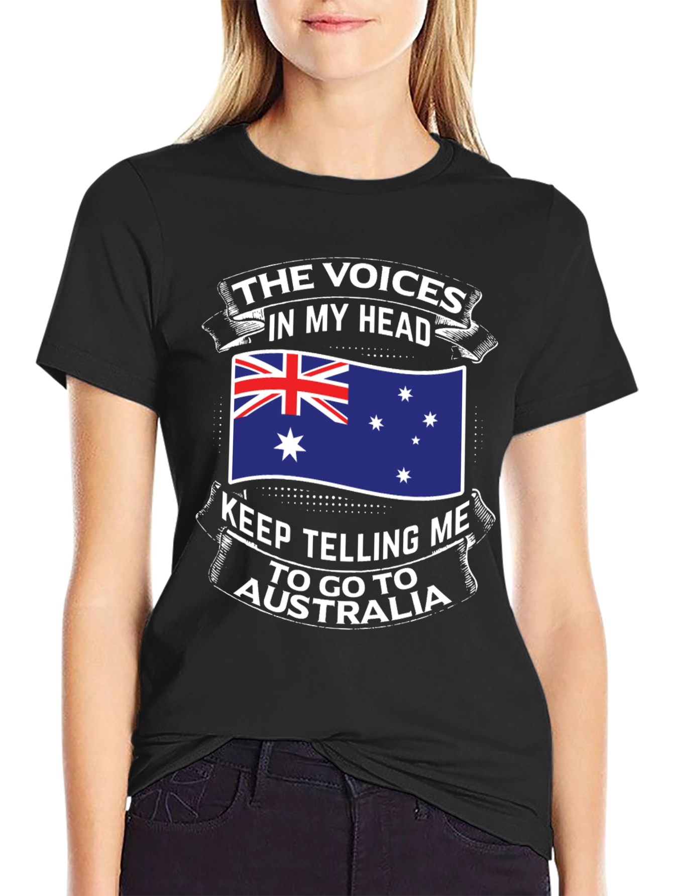 Australia Flag T-Shirt - The Voices In My Head