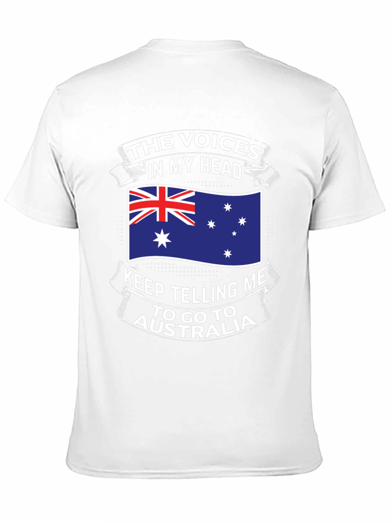 Australia Flag T-Shirt - The Voices In My Head