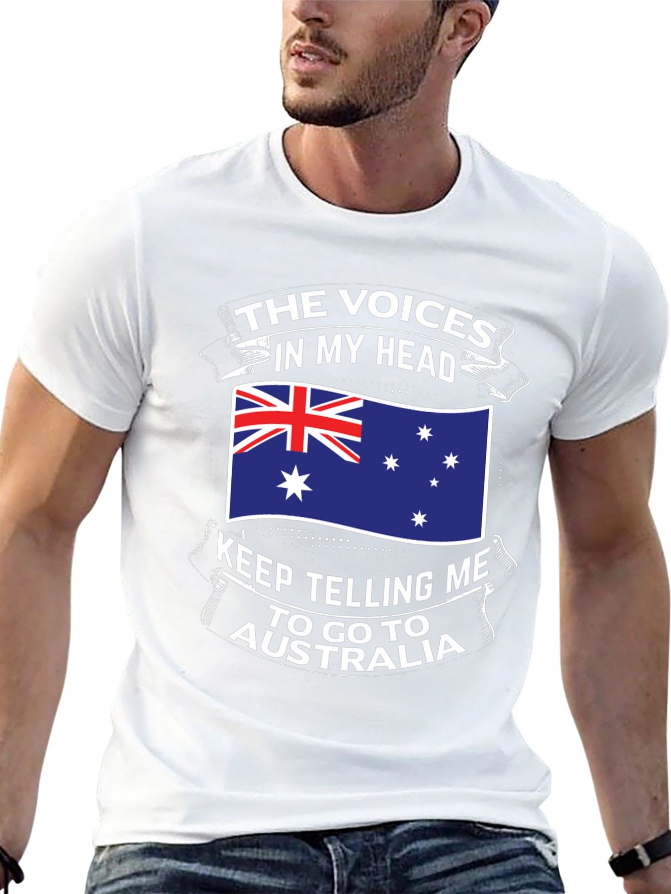 Australia Flag T-Shirt - The Voices In My Head