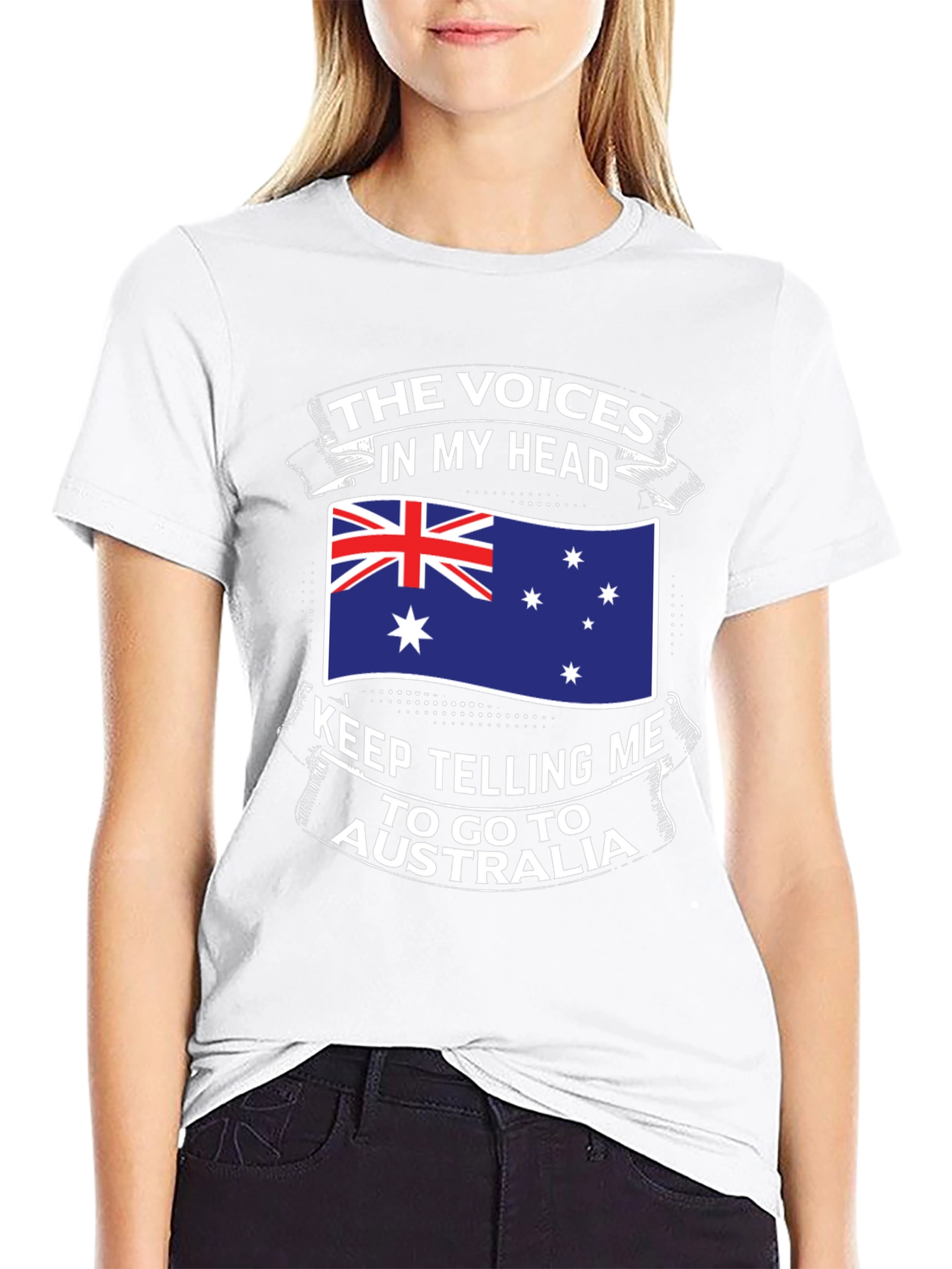 Australia Flag T-Shirt - The Voices In My Head