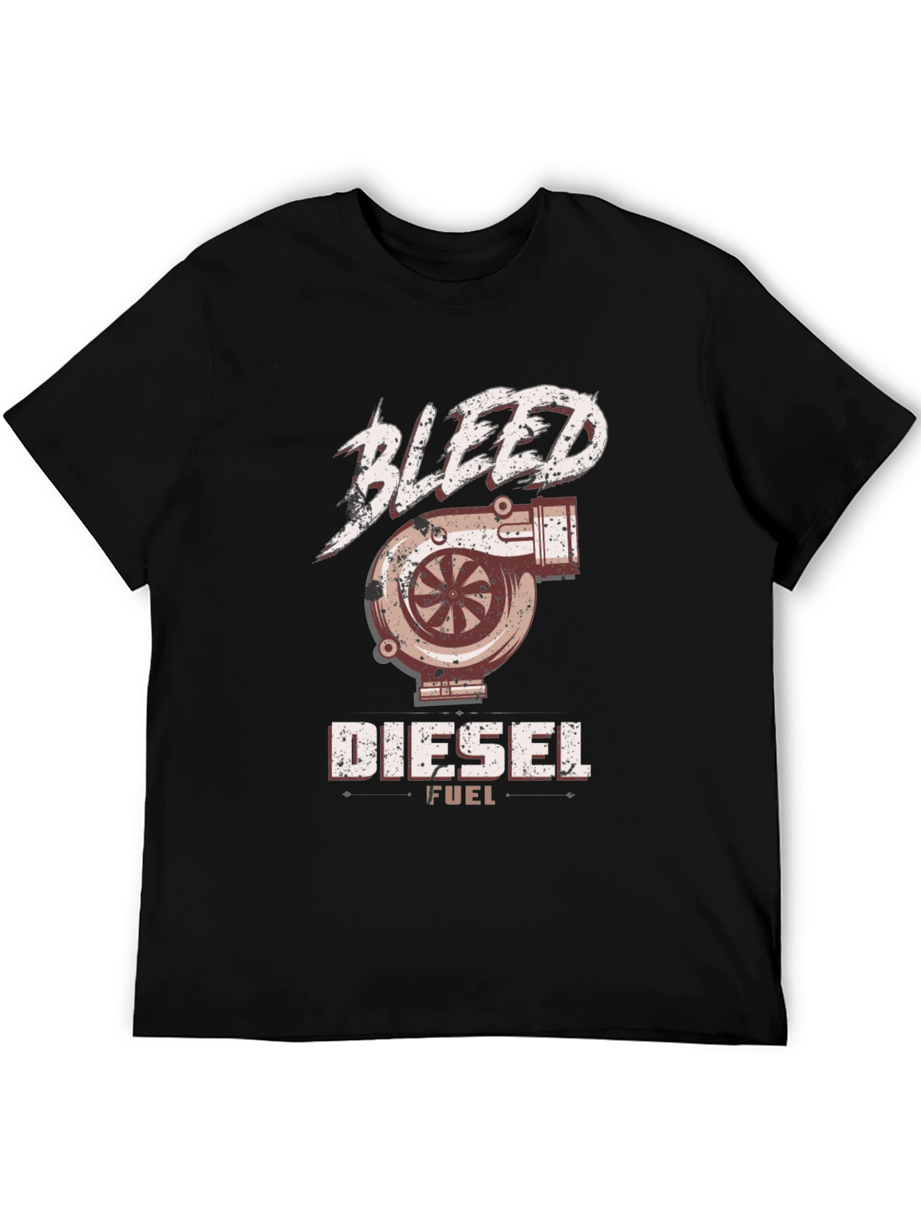 Bleed Diesel Fuel Graphic T-Shirt - Turbo Engine Design