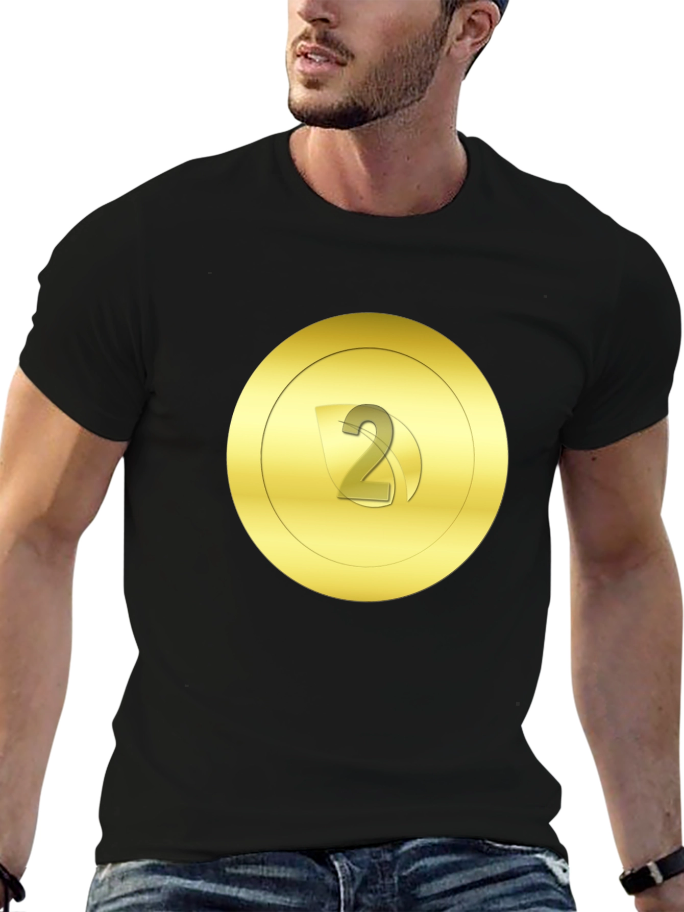 Golden Number 2 Graphic Tee