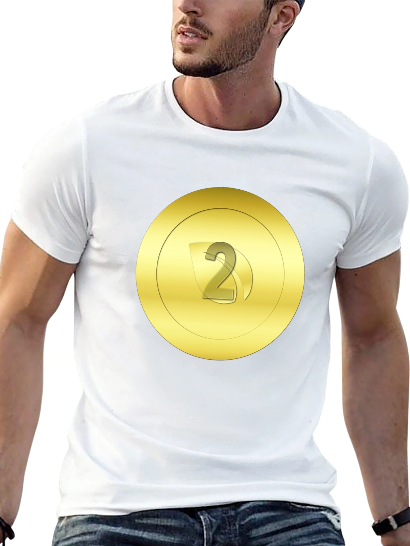 Golden Number 2 Graphic Tee