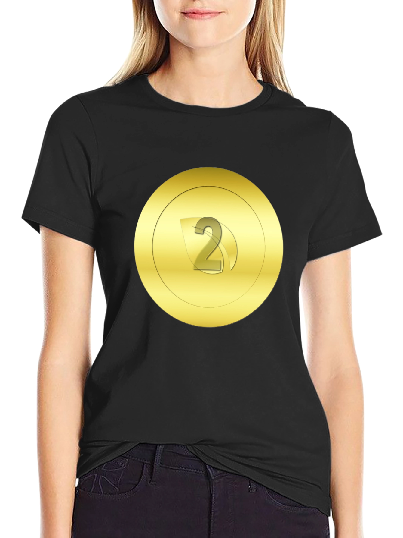 Golden Number 2 Graphic Tee