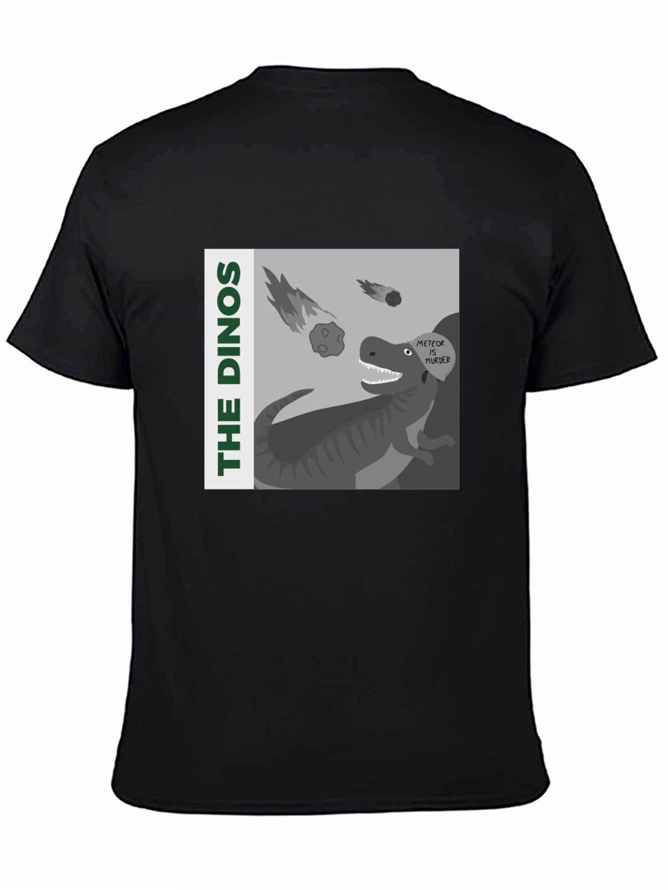 The Dinos Meteor Murder Graphic T-Shirt