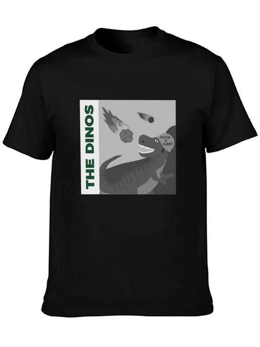 The Dinos Meteor Murder Graphic T-Shirt