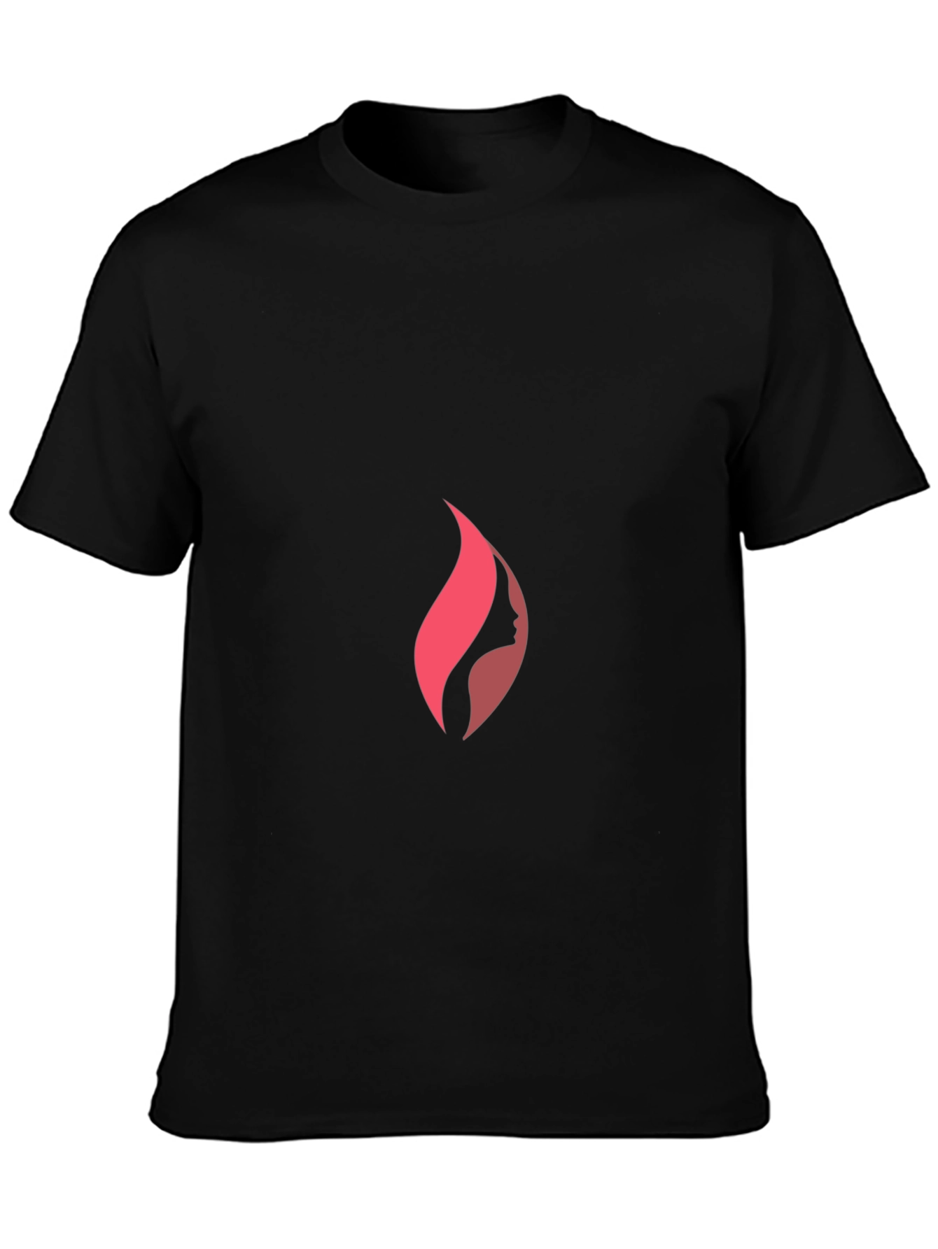 Silhouette Flame Graphic Tee - Stylish & Unique