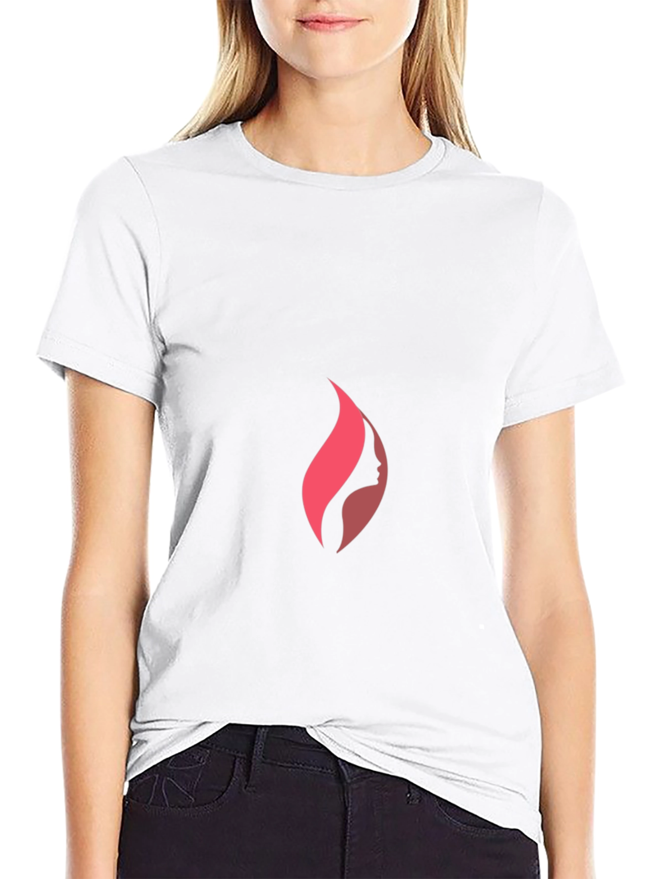 Silhouette Flame Graphic Tee - Stylish & Unique