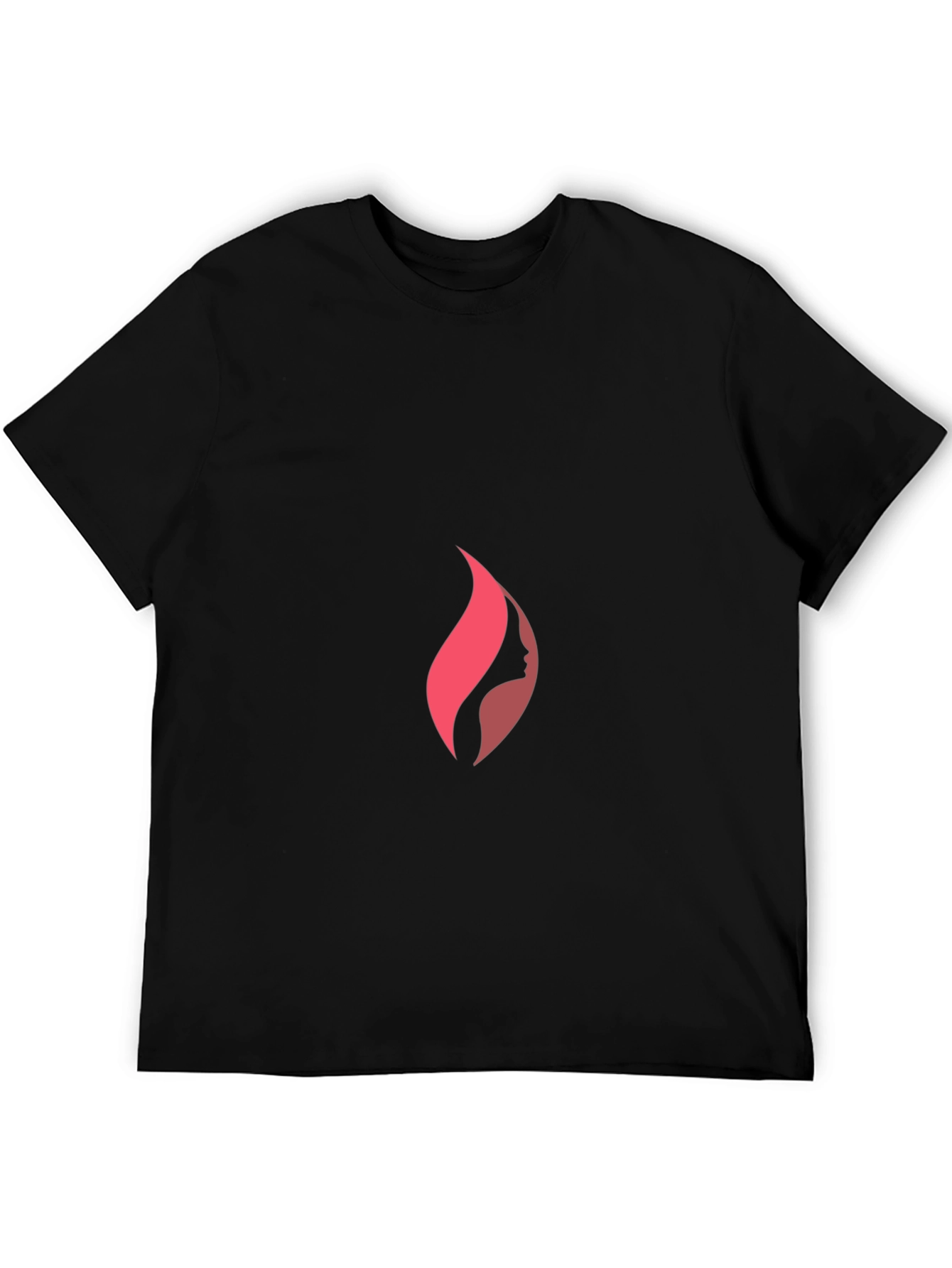 Silhouette Flame Graphic Tee - Stylish & Unique