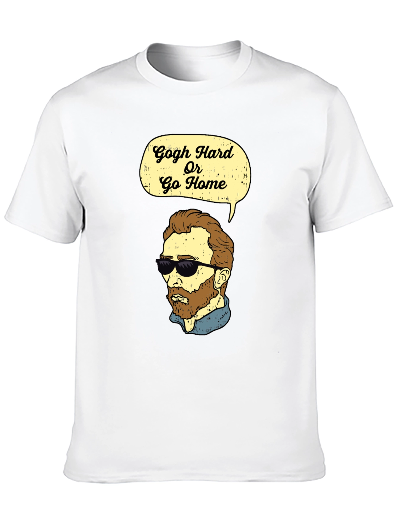 Gogh Hard Or Go Home Graphic T-Shirt