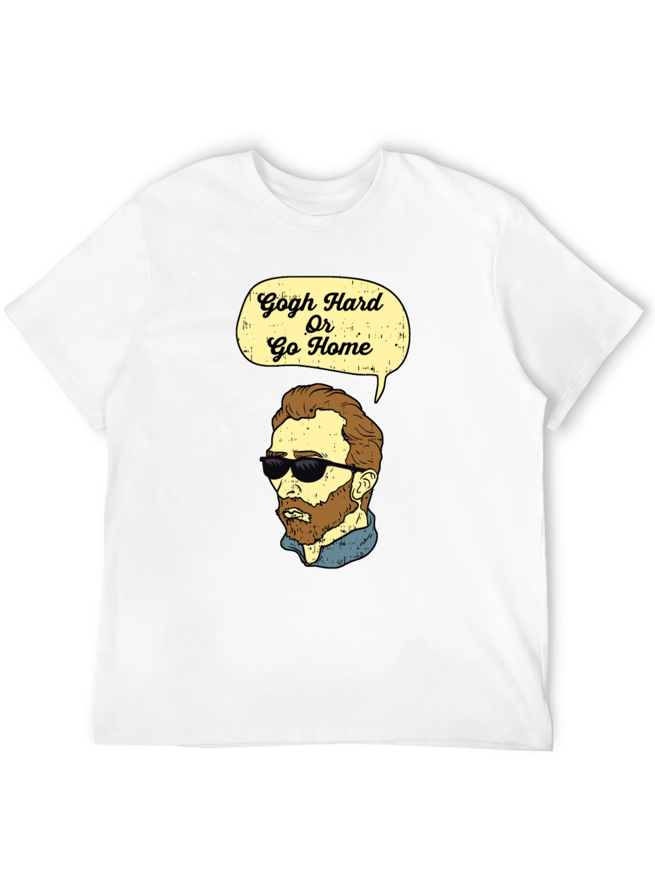 Gogh Hard Or Go Home Graphic T-Shirt