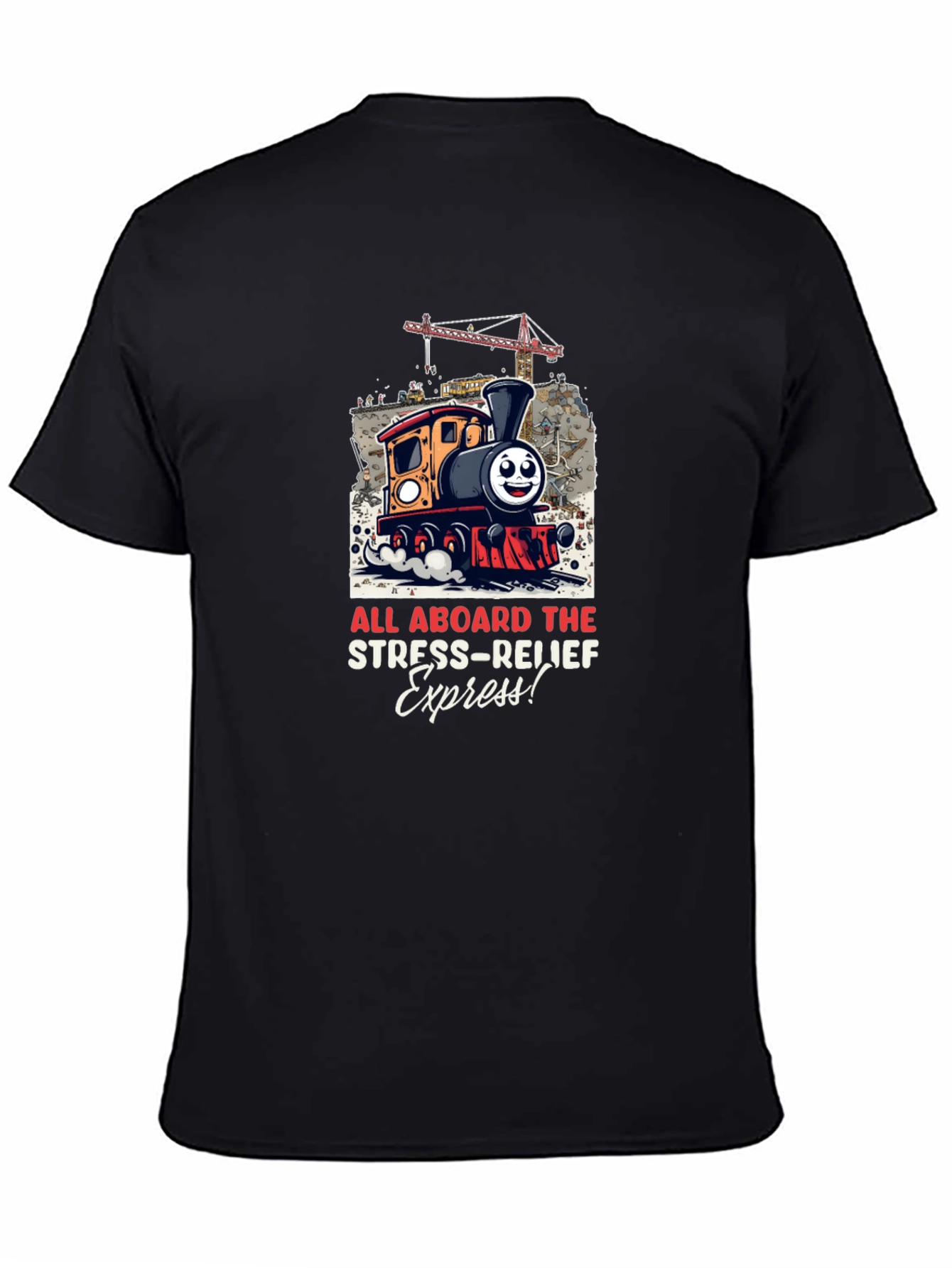 Stress-Relief Express Train Graphic Tee