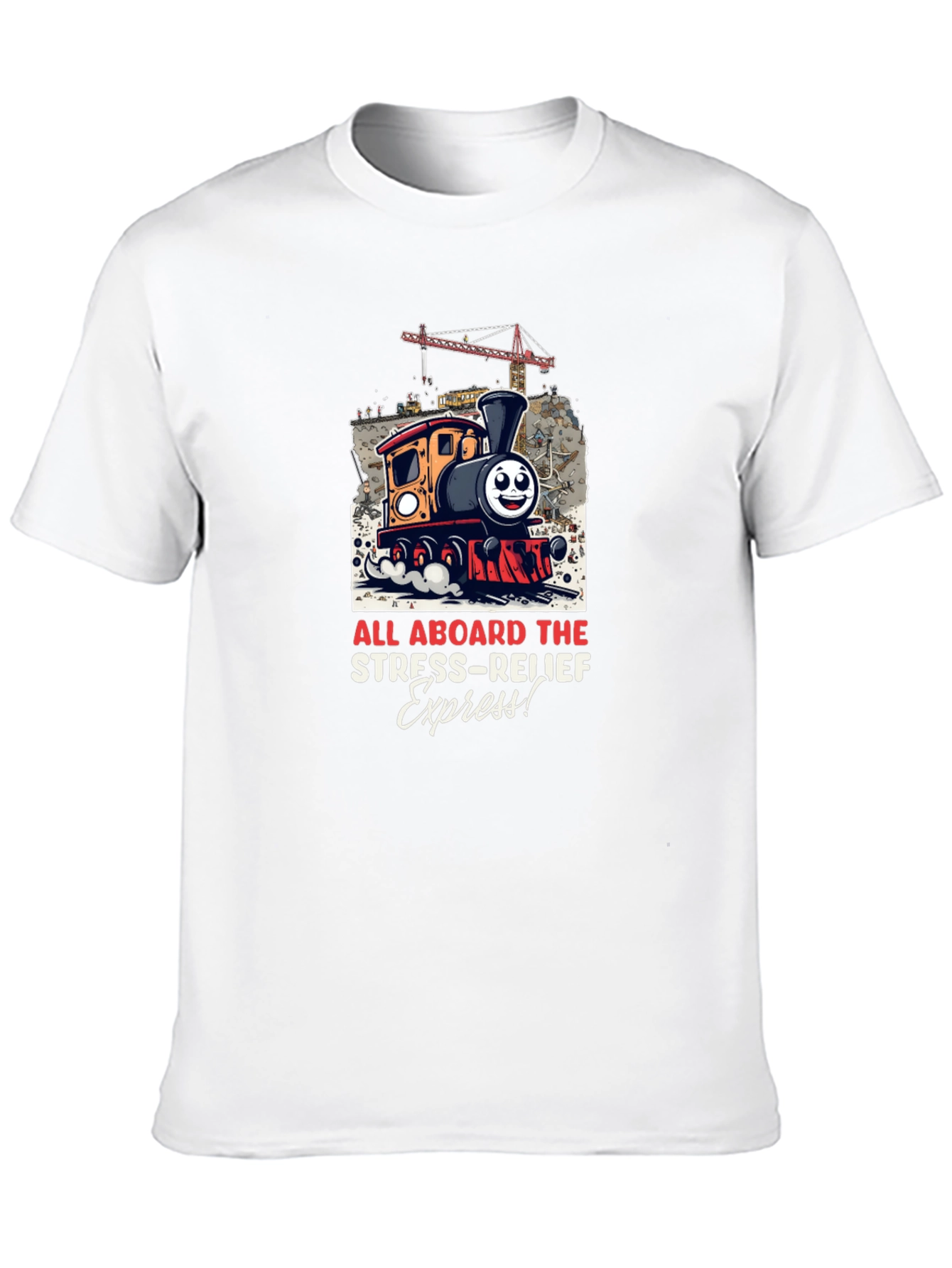 Stress-Relief Express Train Graphic Tee