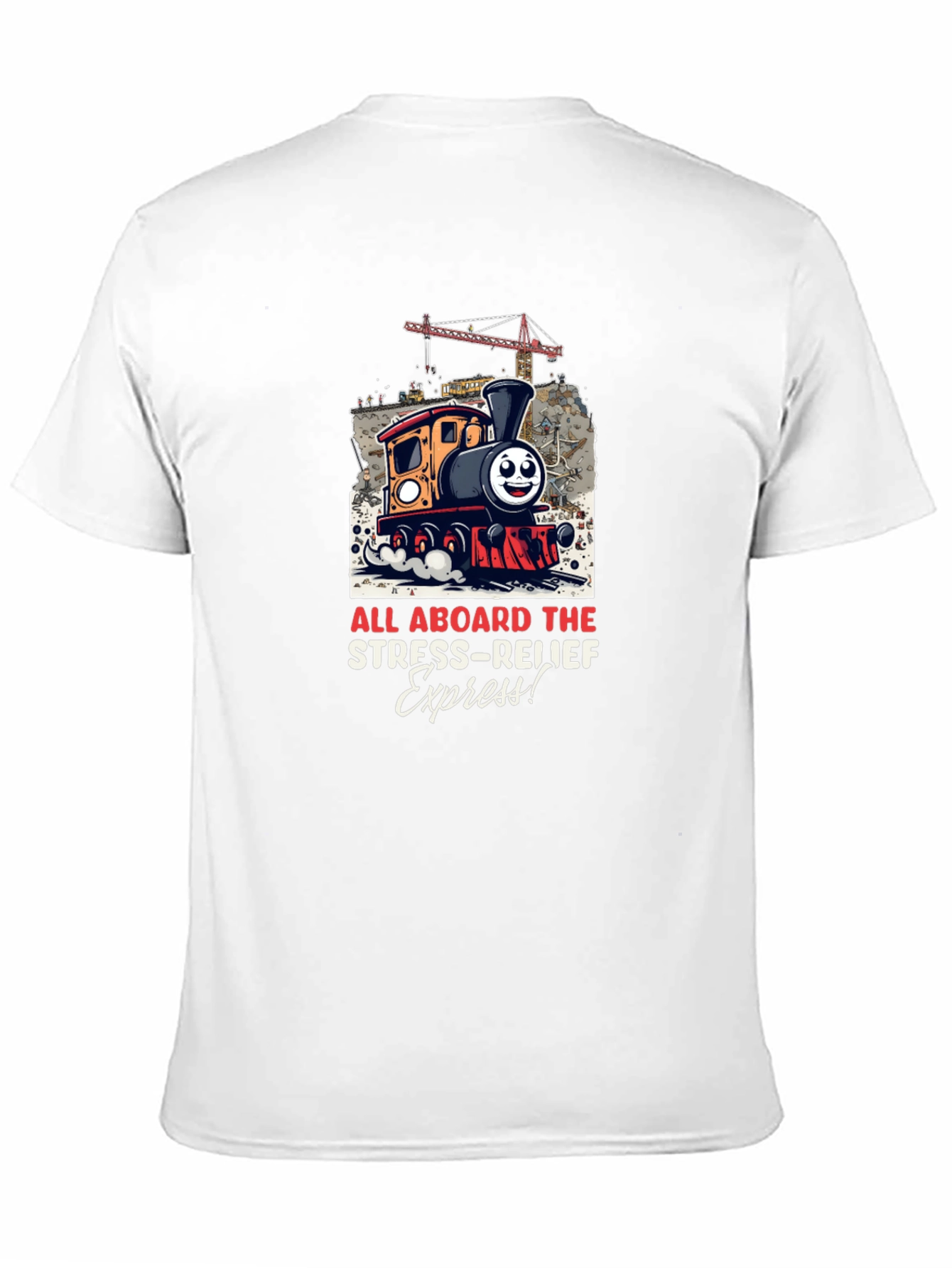 Stress-Relief Express Train Graphic Tee