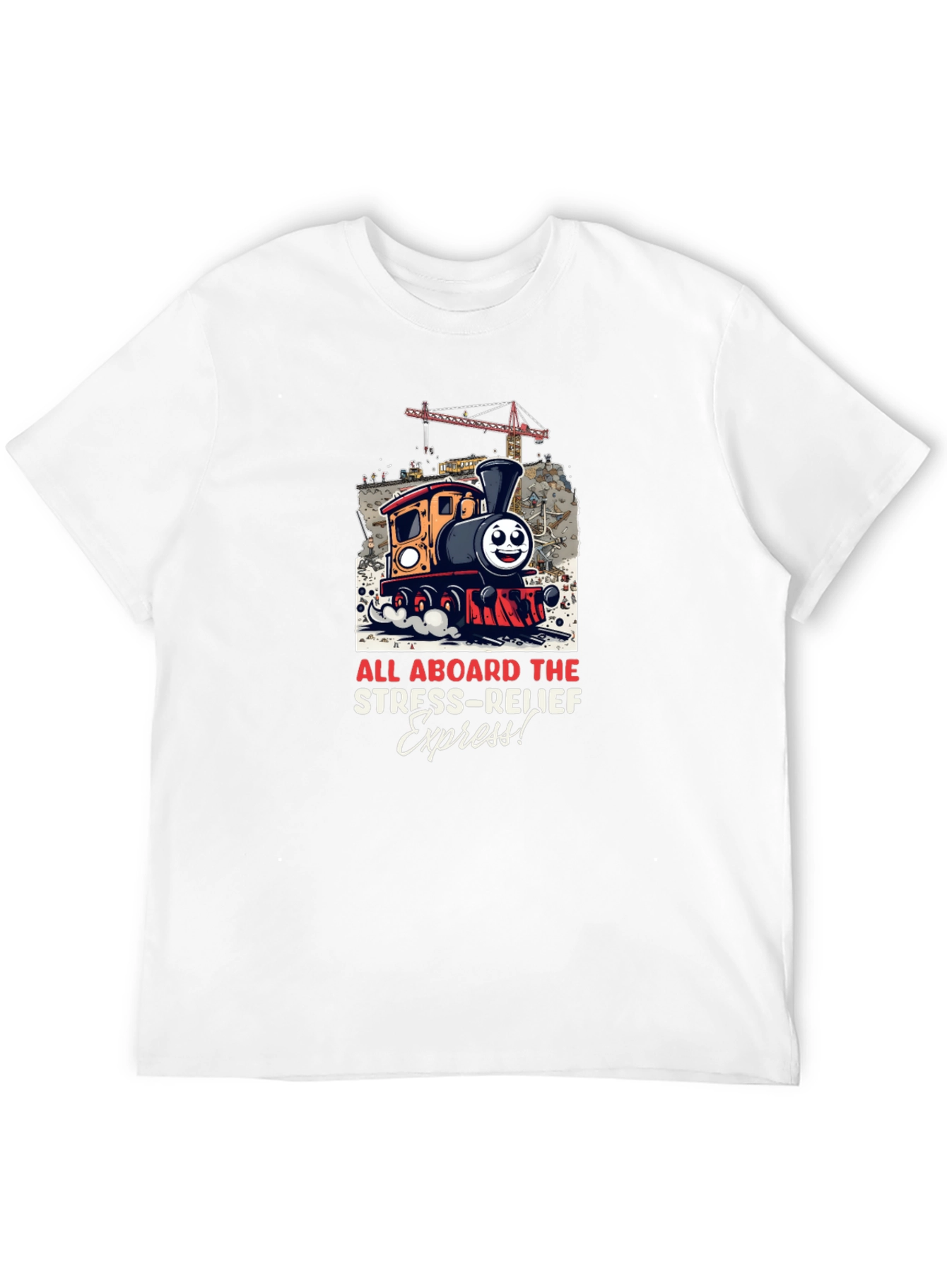 Stress-Relief Express Train Graphic Tee