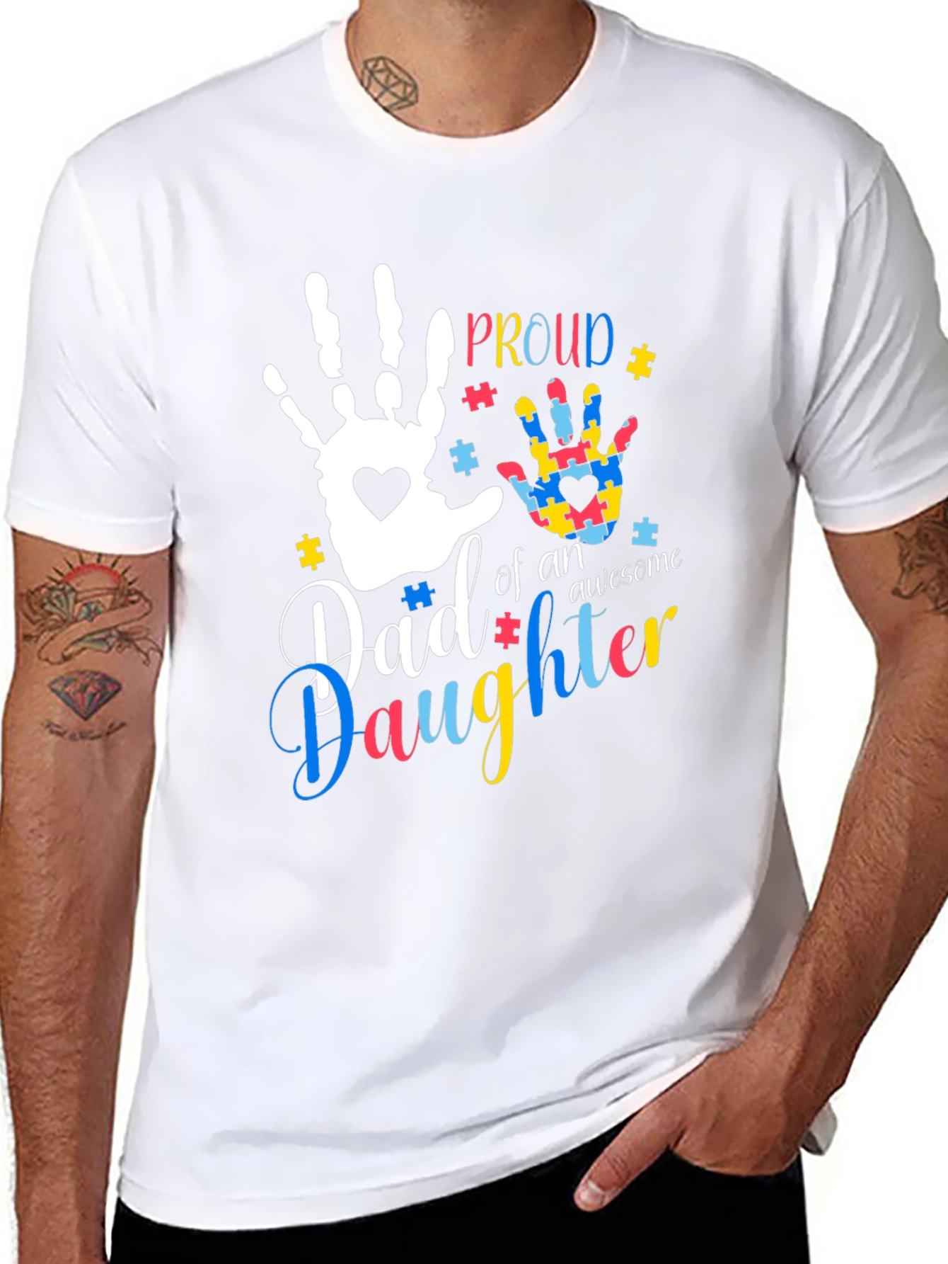 Proud Autism Dad T-Shirt