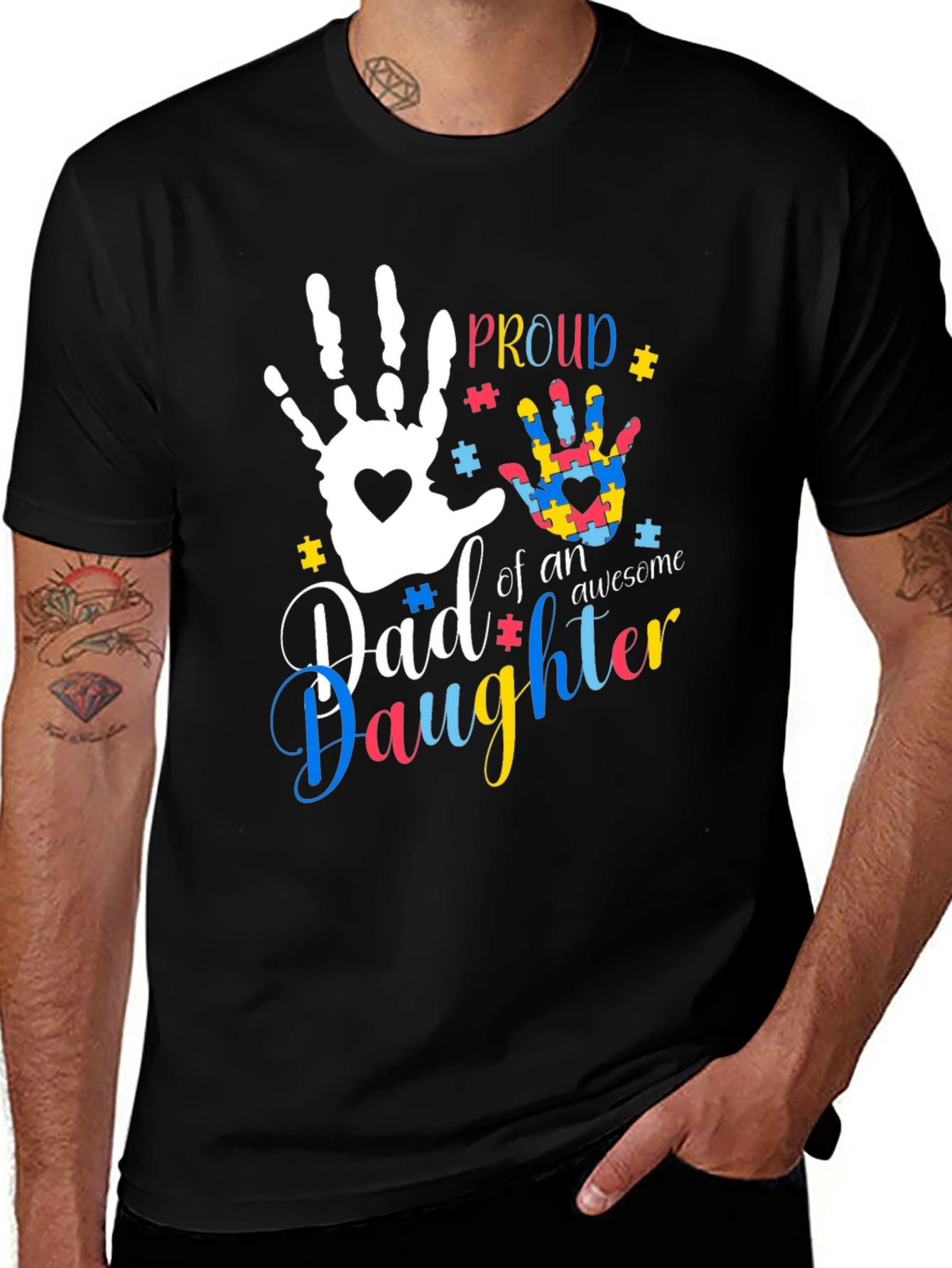 Proud Autism Dad T-Shirt