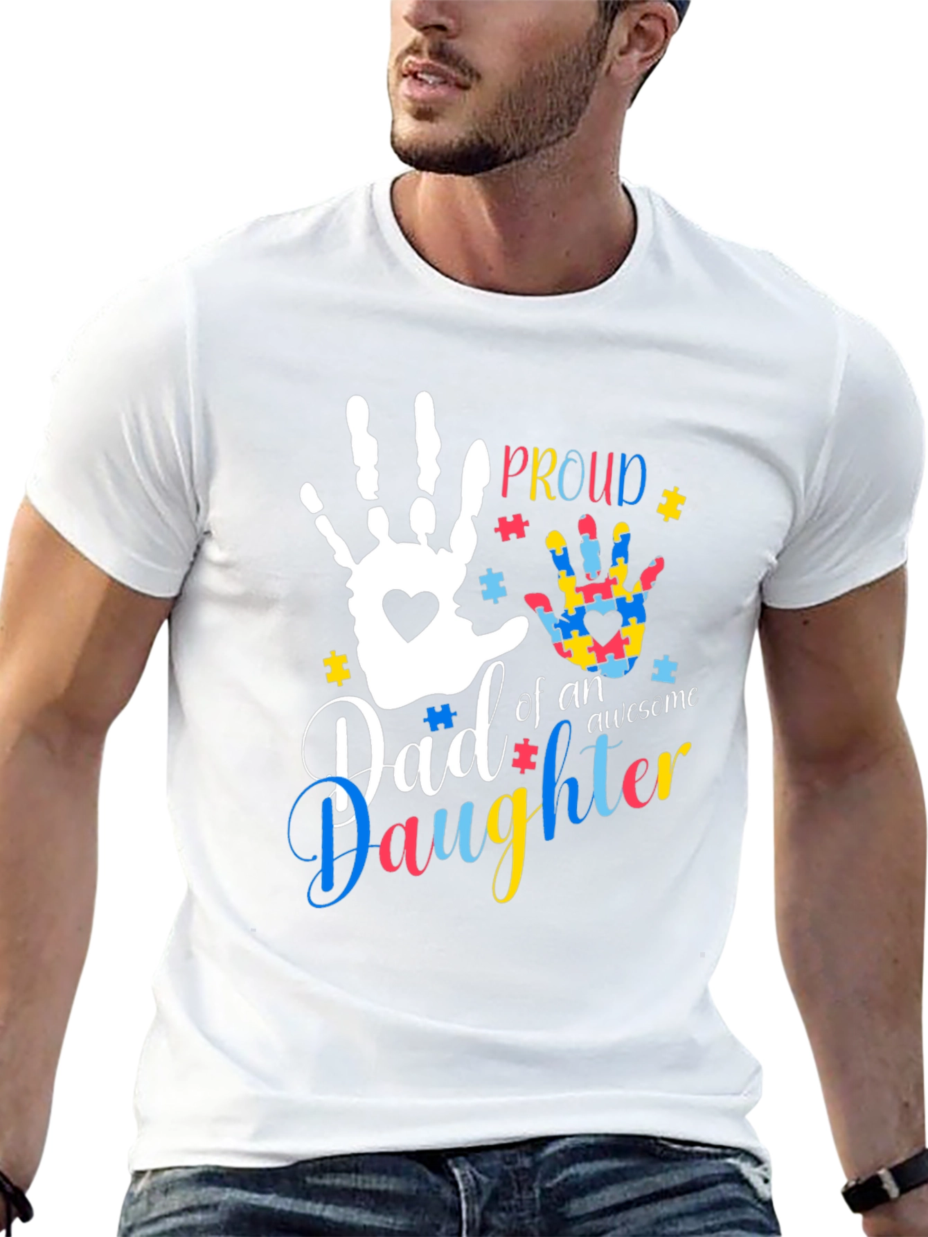 Proud Autism Dad T-Shirt