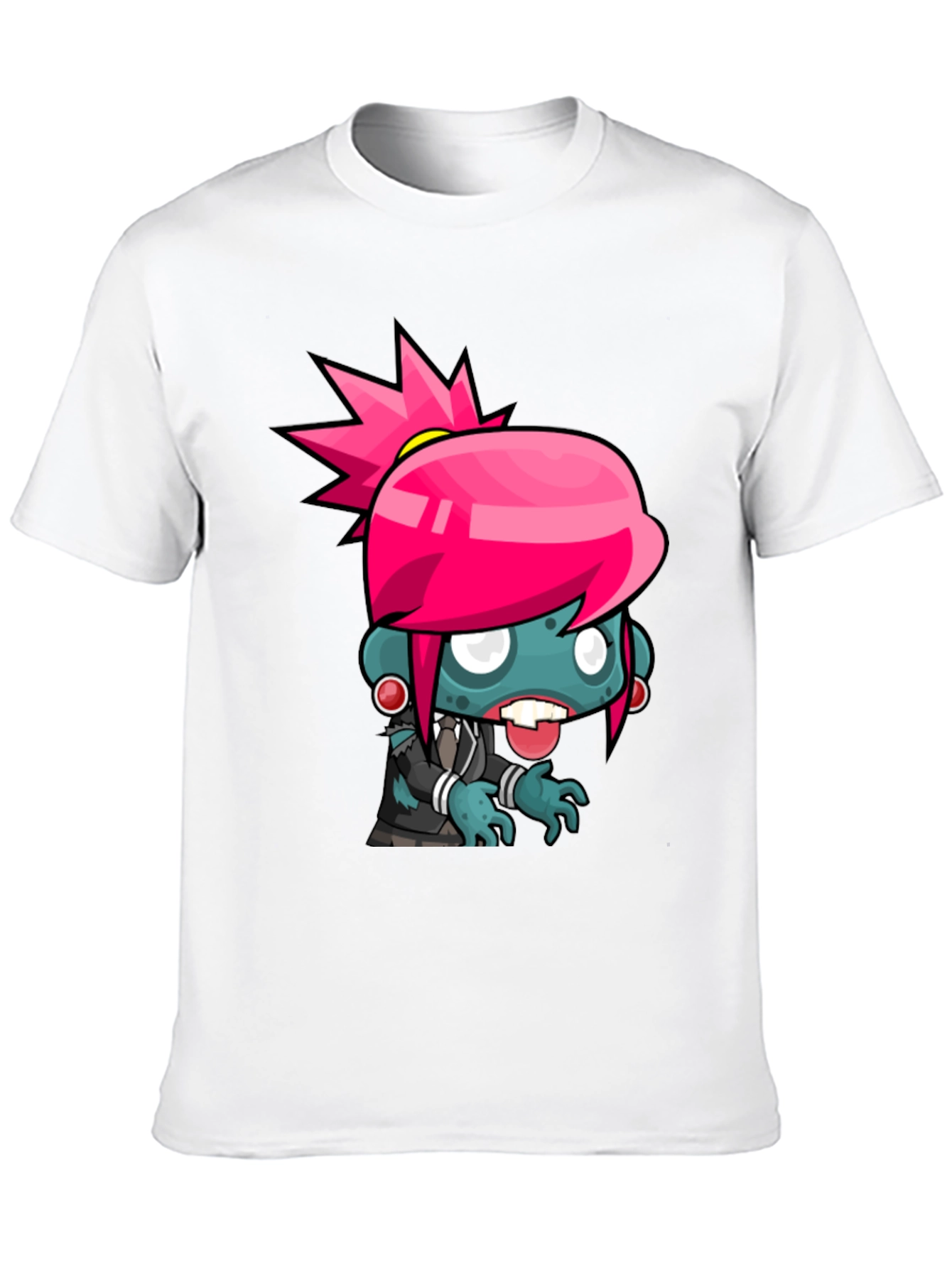 Zombie Cartoon Graphic T-Shirt