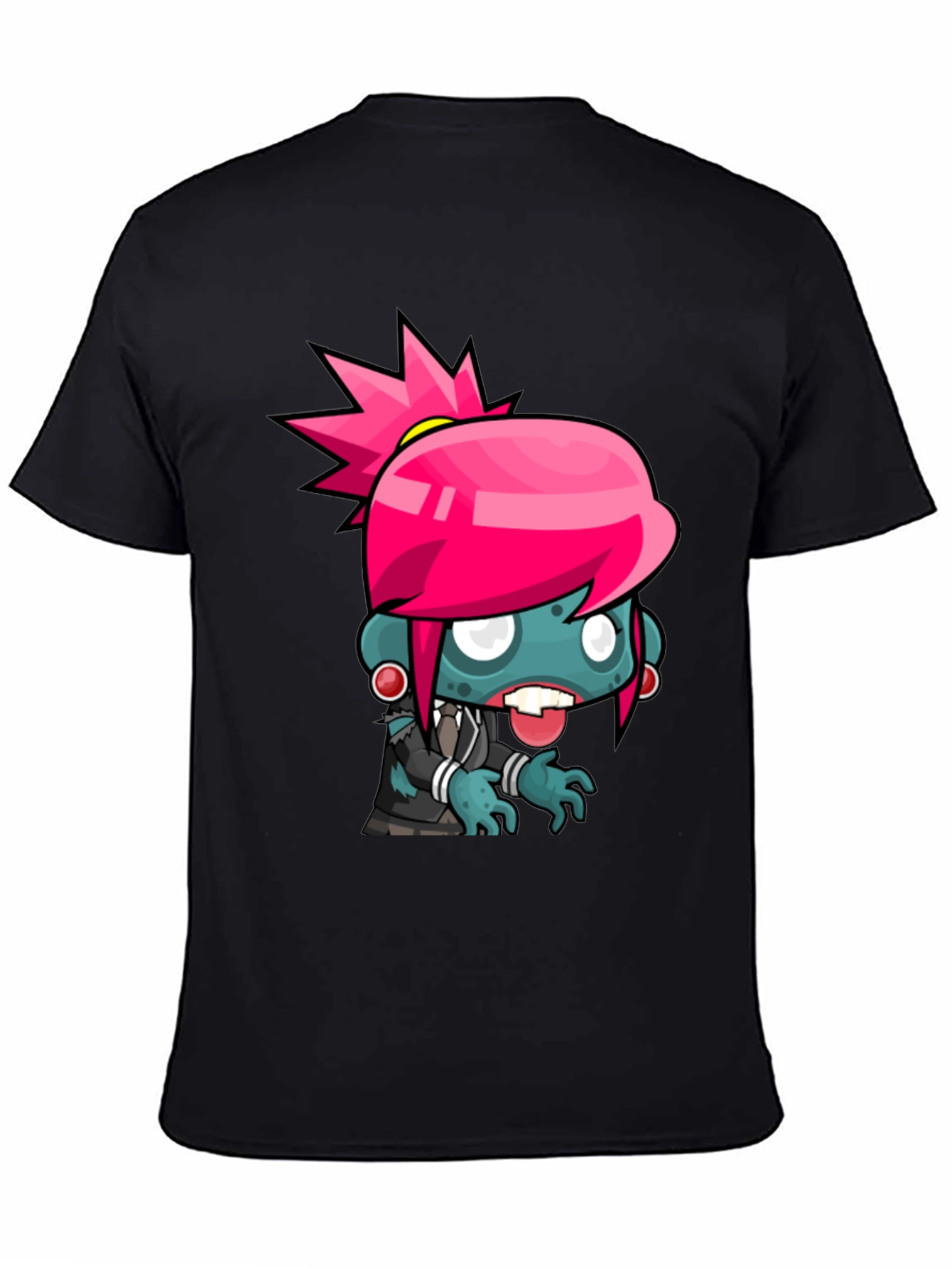 Zombie Cartoon Graphic T-Shirt