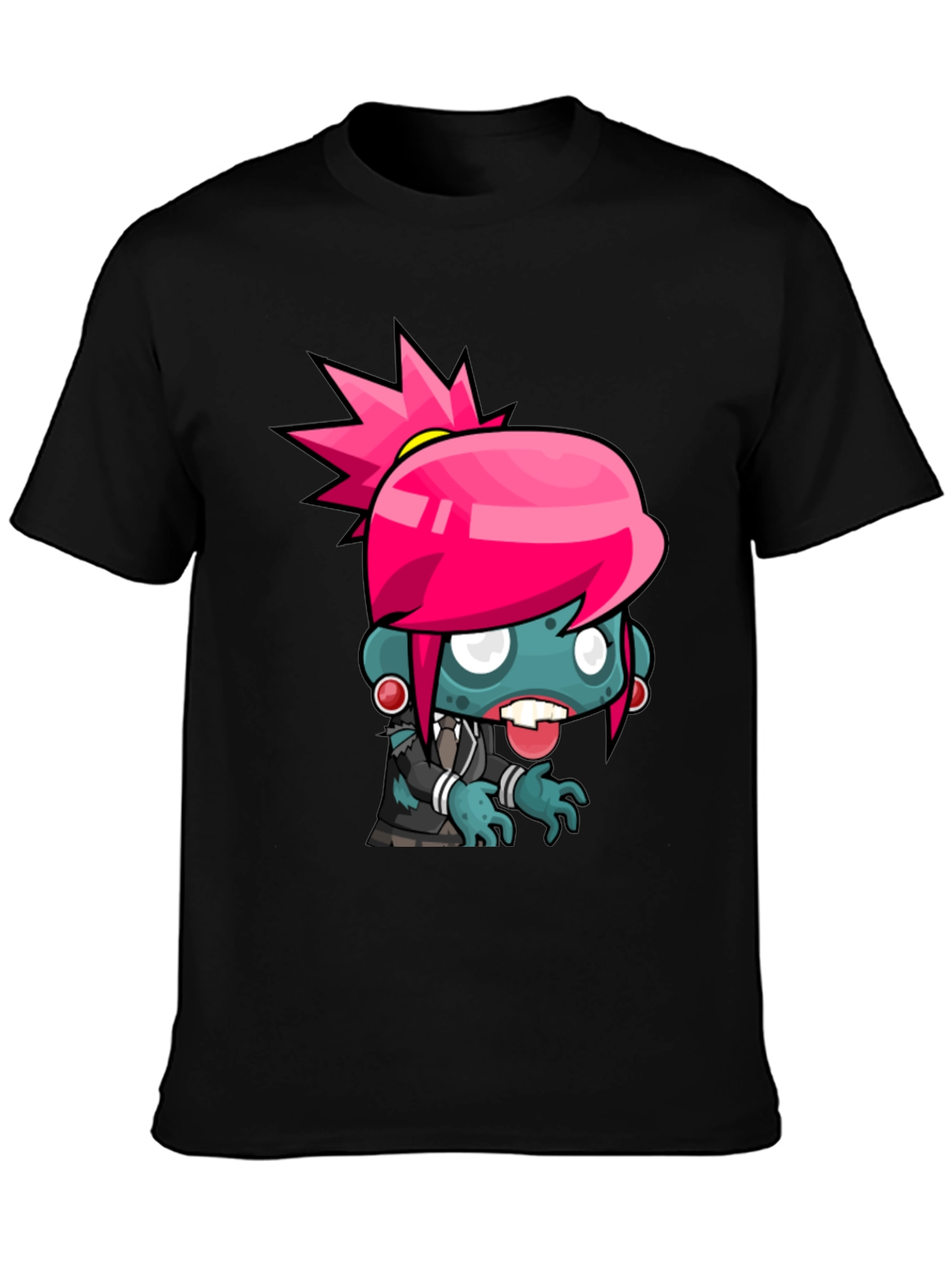 Zombie Cartoon Graphic T-Shirt