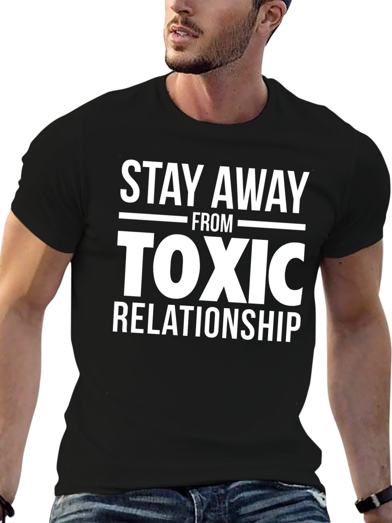 Stay Away From Toxic Relationship Graphic T-Shirt