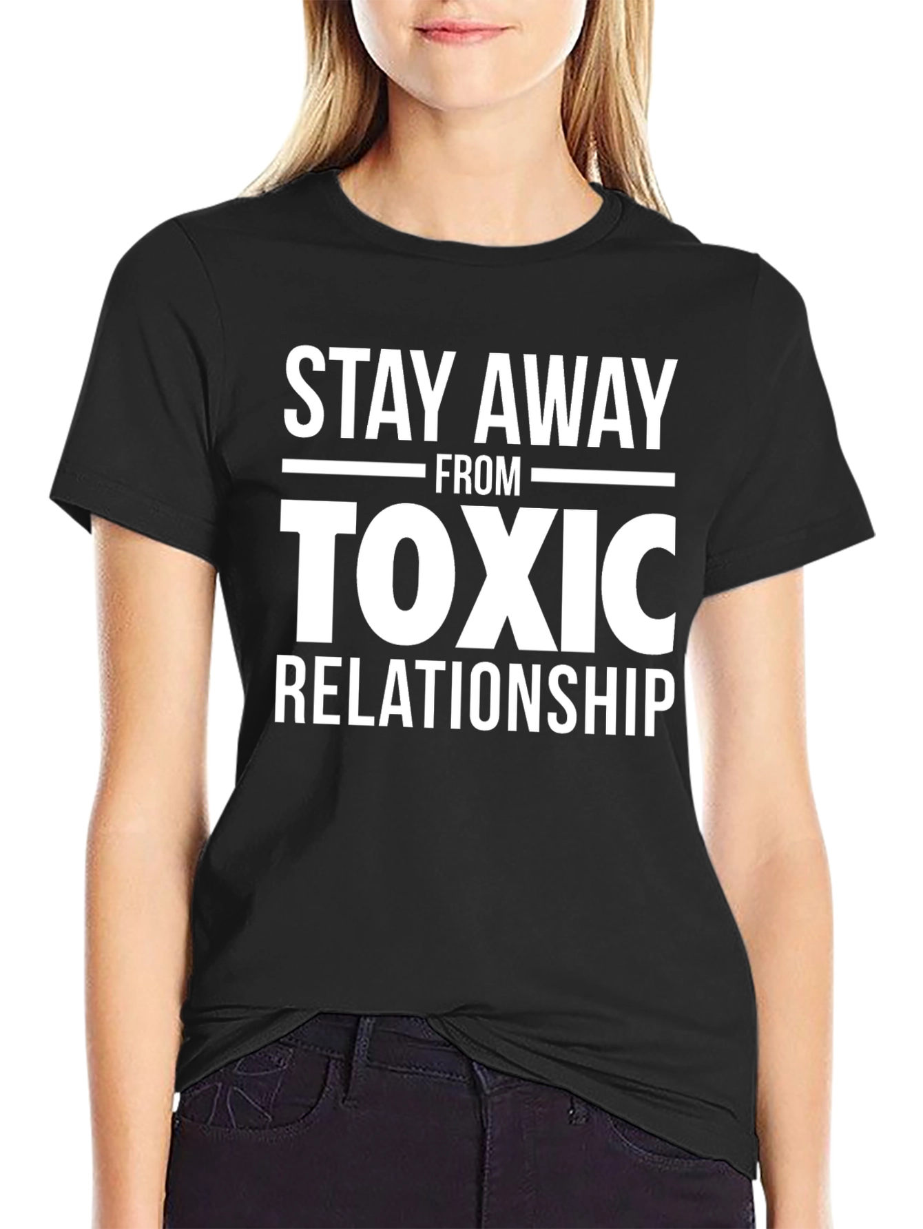 Stay Away From Toxic Relationship Graphic T-Shirt