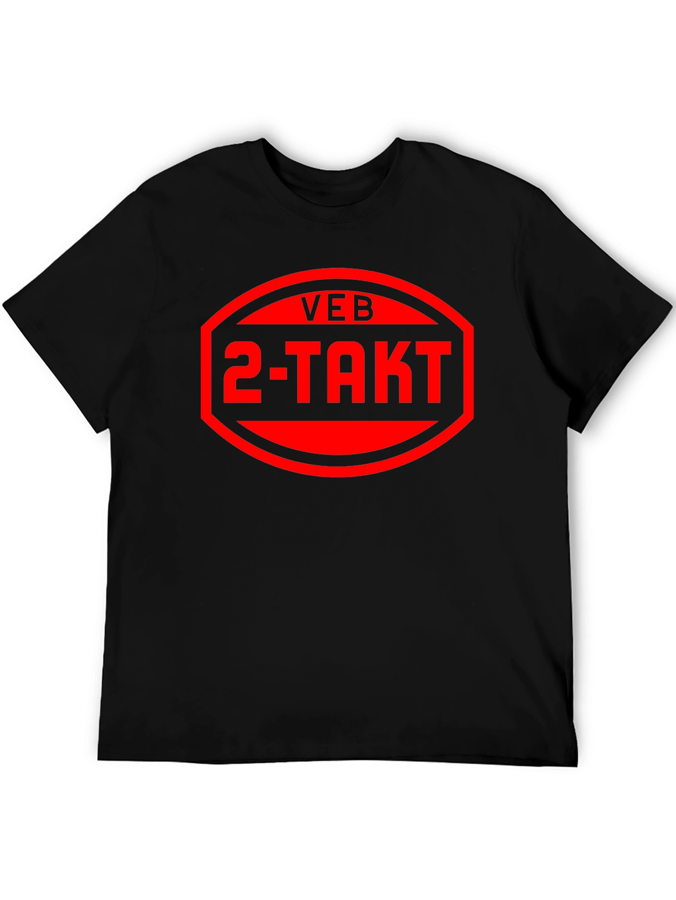 VEB 2-TAKT Black Graphic Tee