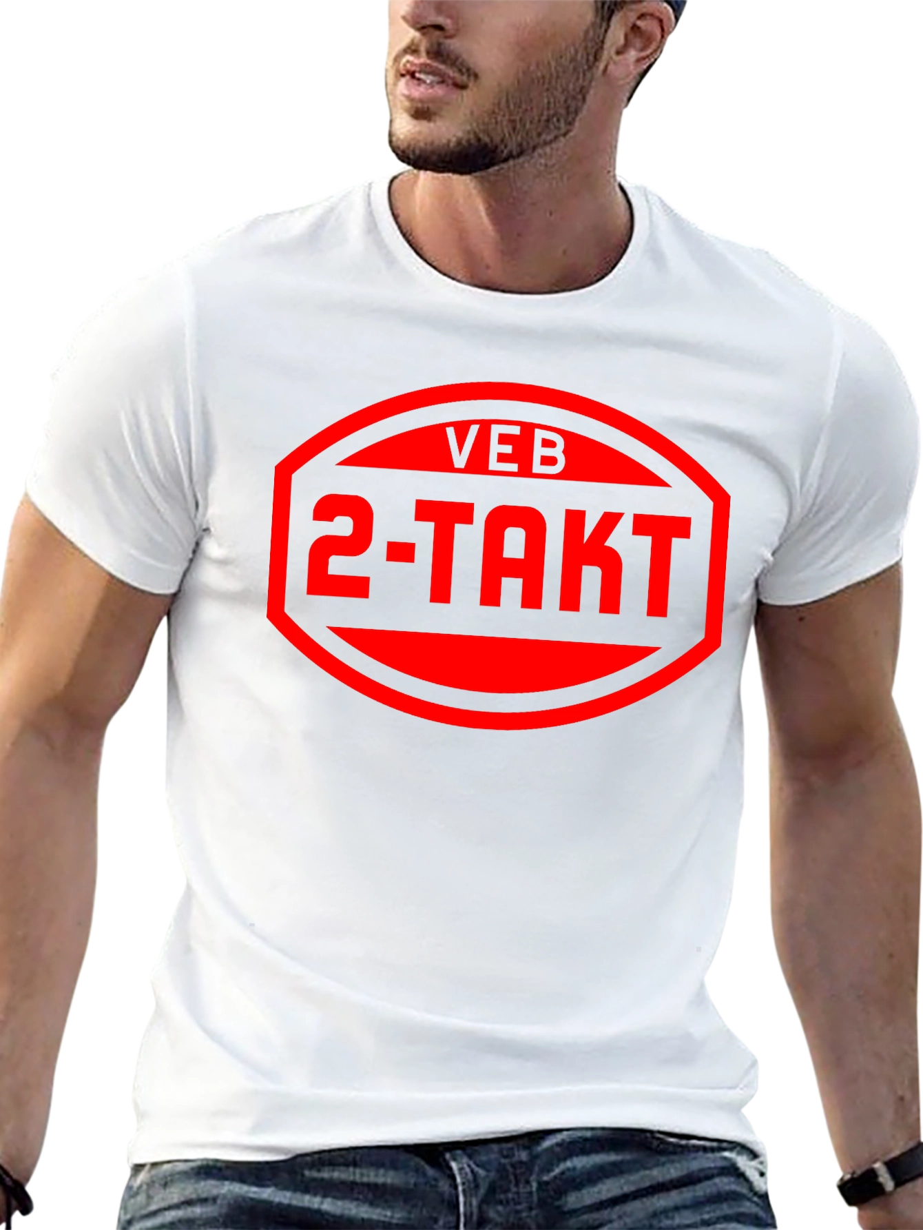 VEB 2-TAKT Black Graphic Tee