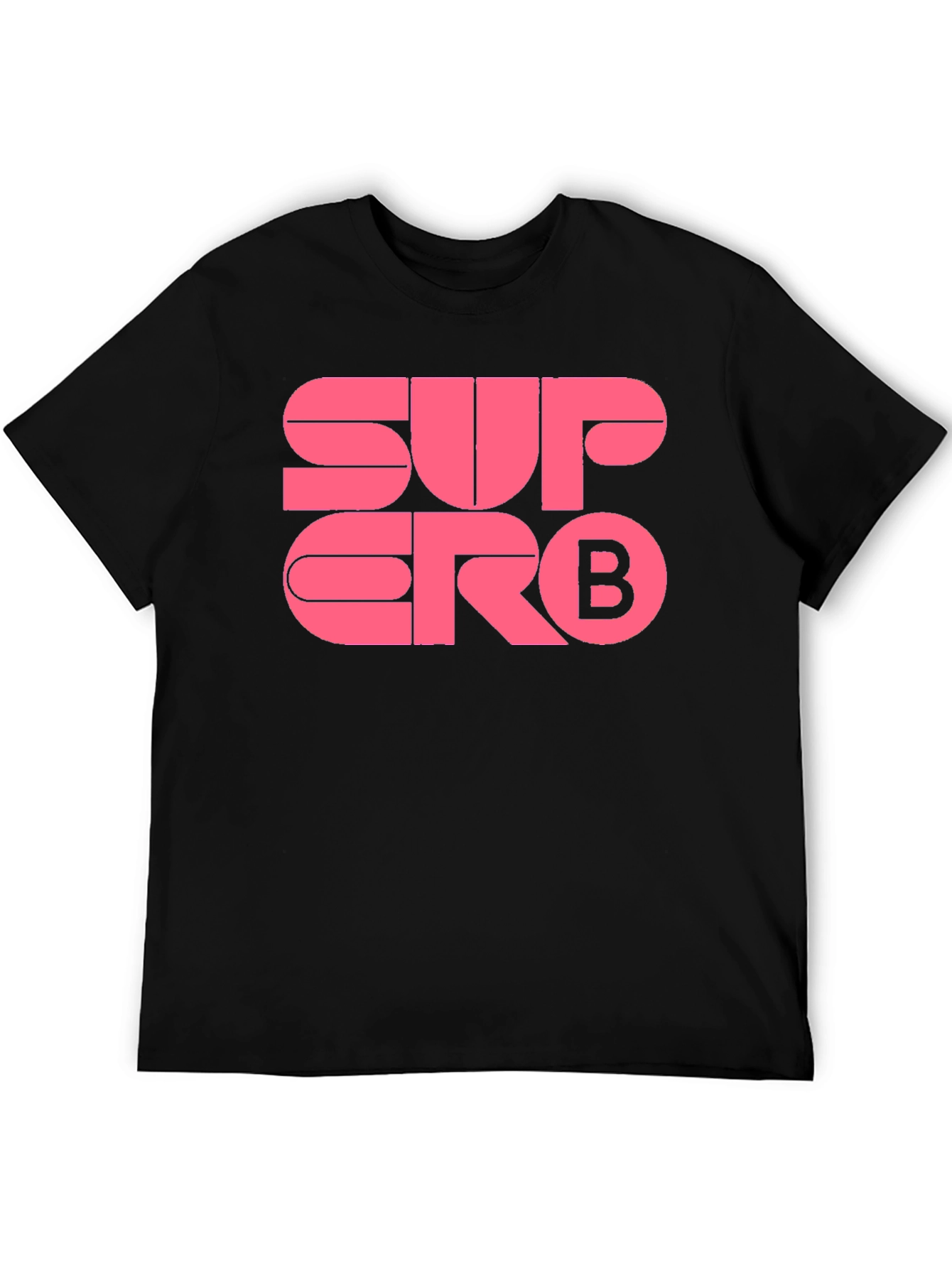 Superb Graphic Tee - Soft Black Cotton Blend