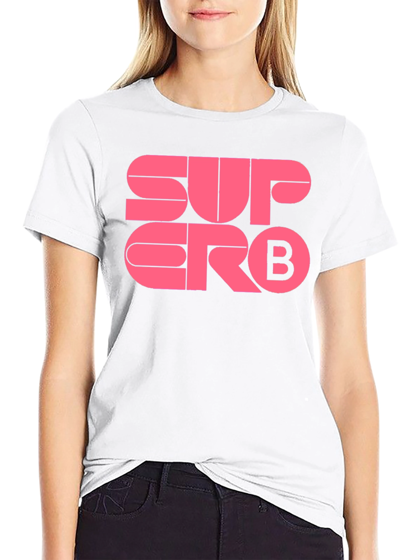 Superb Graphic Tee - Soft Black Cotton Blend